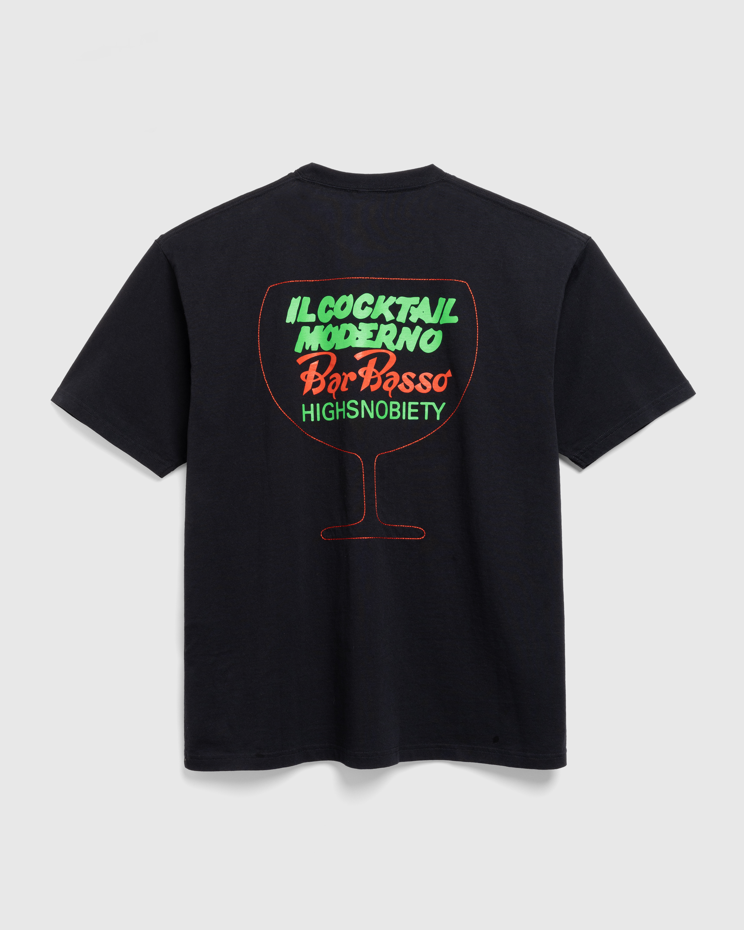 Highsnobiety x Bar Basso – Sbagliato T-Shirt Black - T-Shirts - Black - Image 1