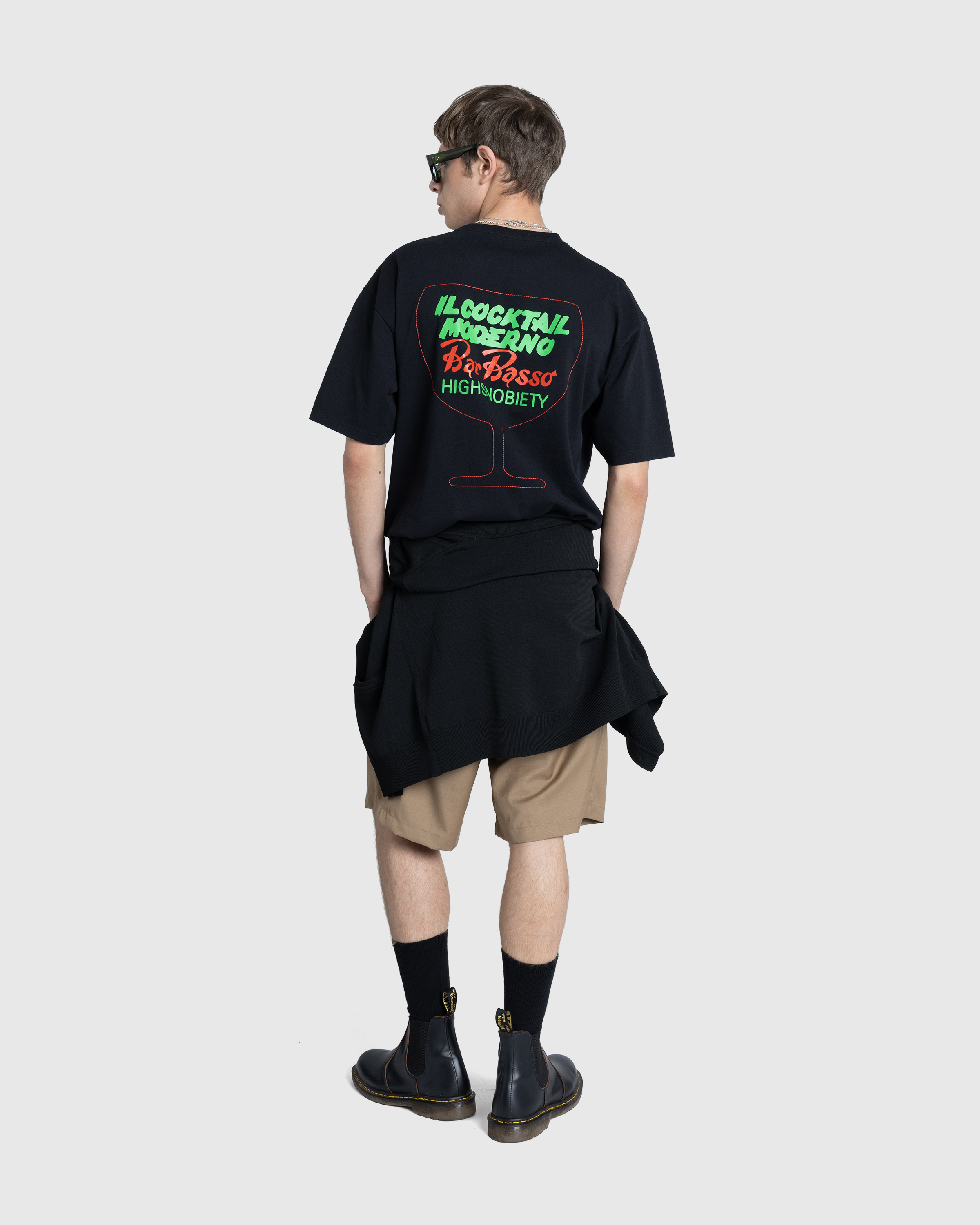 Highsnobiety x Bar Basso – Sbagliato T-Shirt Black - T-Shirts - Black - Image 5