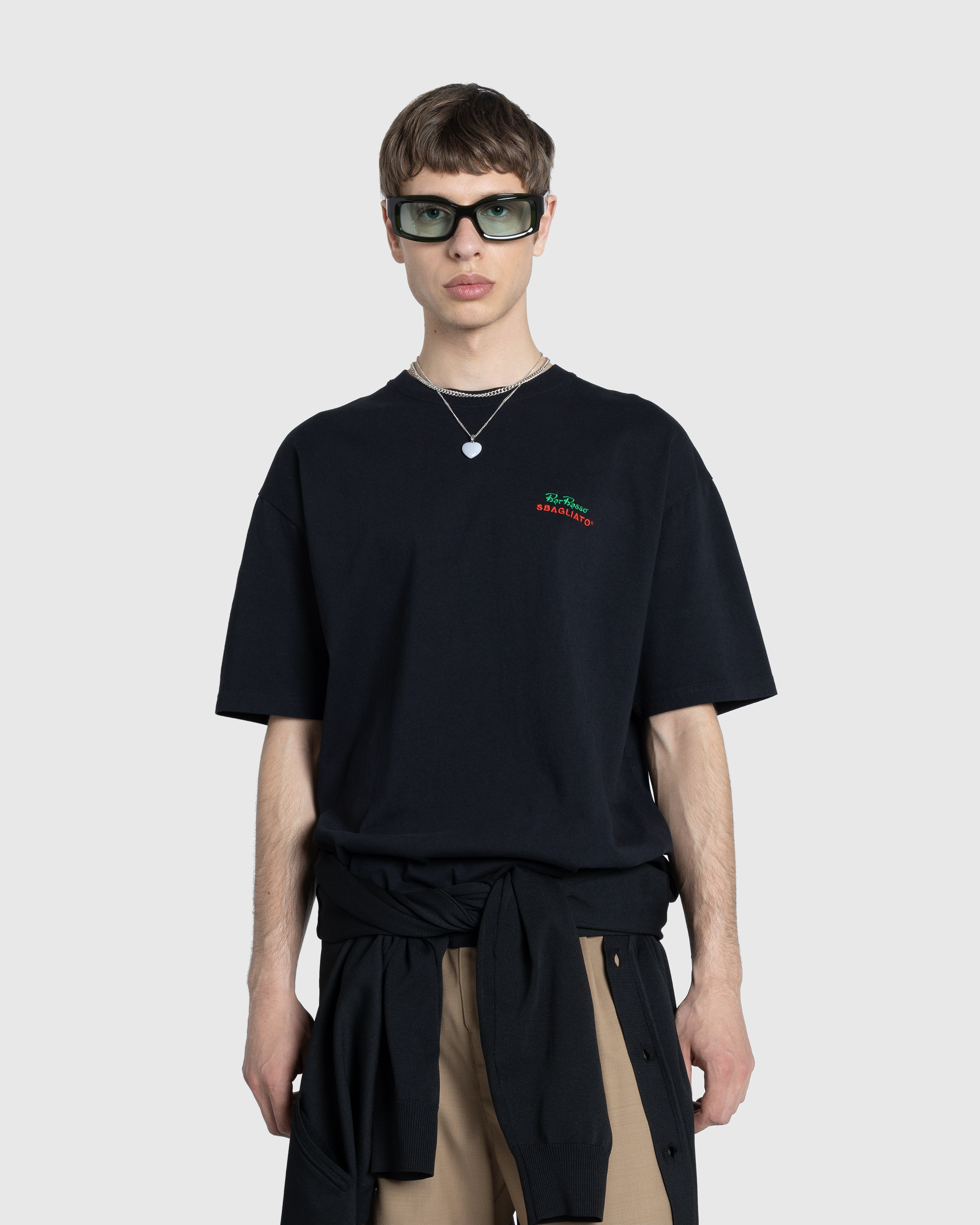 Highsnobiety x Bar Basso – Sbagliato T-Shirt Black - T-Shirts - Black - Image 2