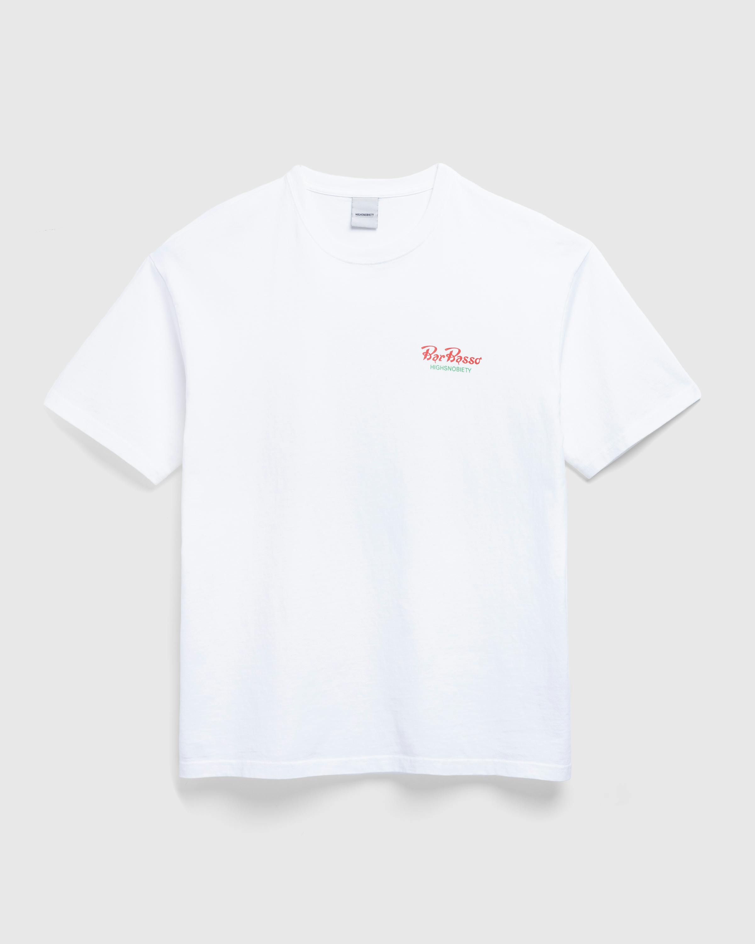 Highsnobiety x Bar Basso – Glass T-Shirt White - T-Shirts - White - Image 3