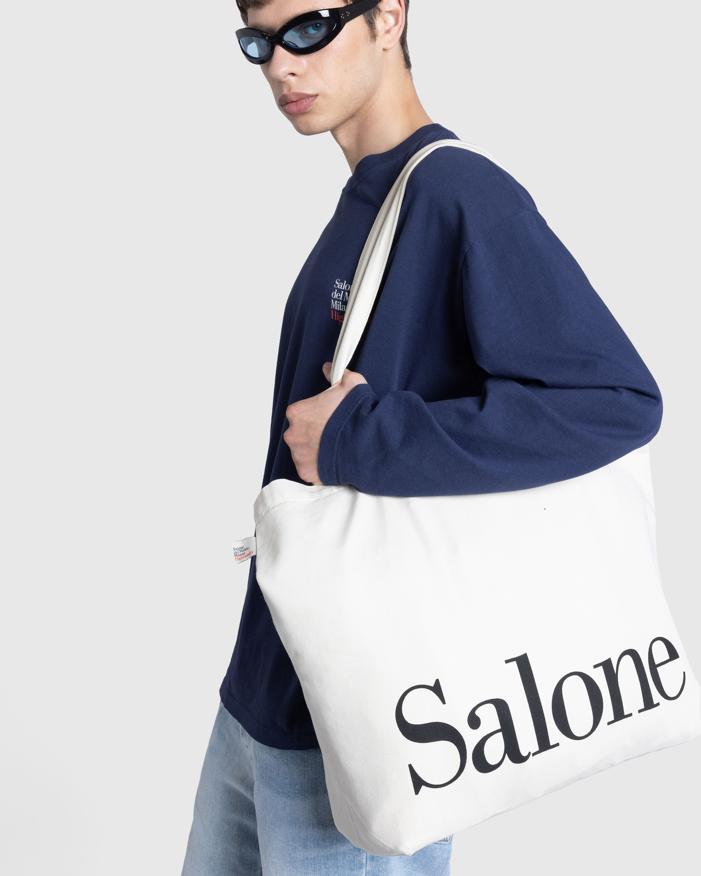 Highsnobiety x Salone del Mobile – Milano Tote Bag Eggshell - Tote Bags - Beige - Image 4