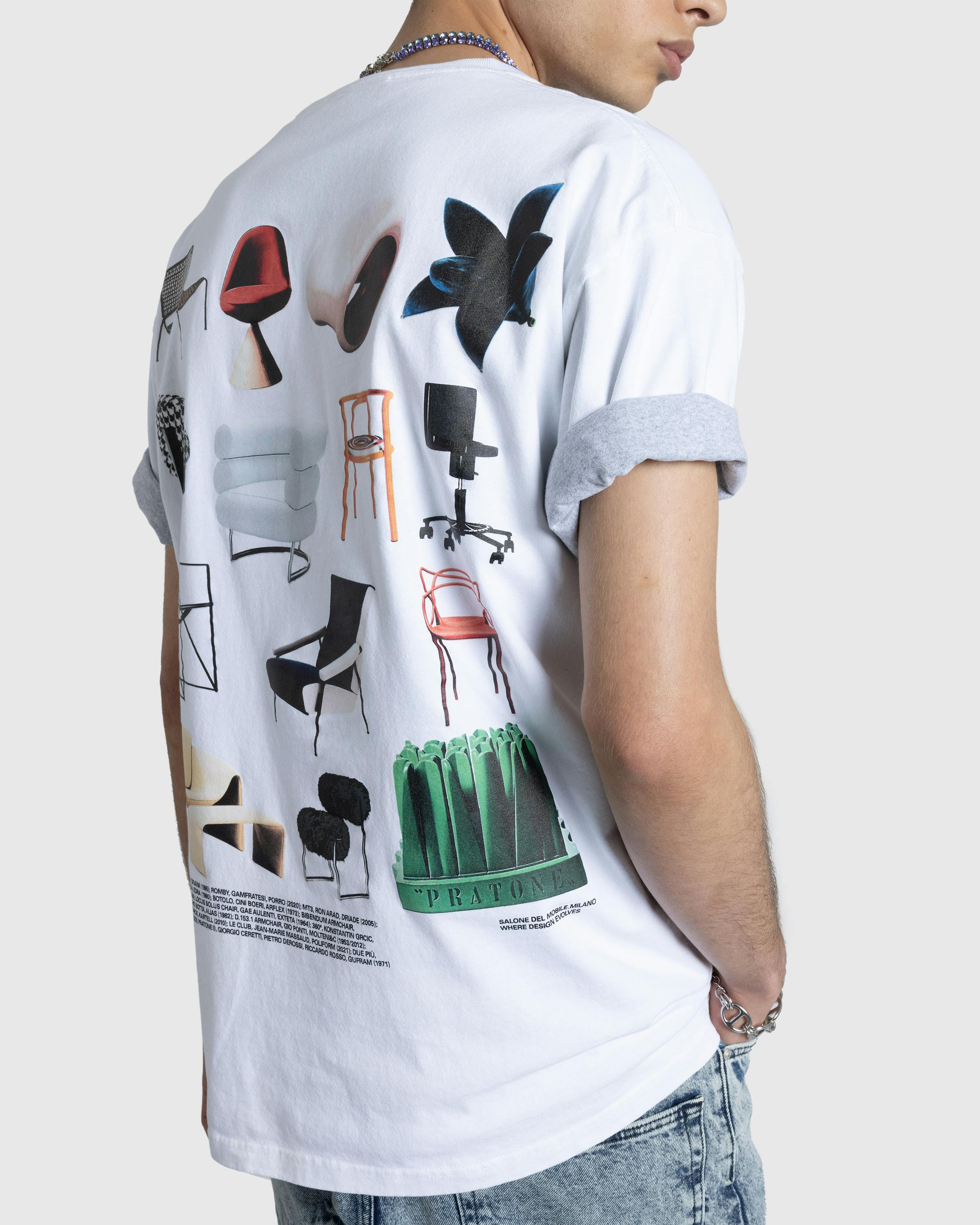 Highsnobiety x Salone del Mobile – Icons T-Shirt White - T-Shirts - White - Image 4