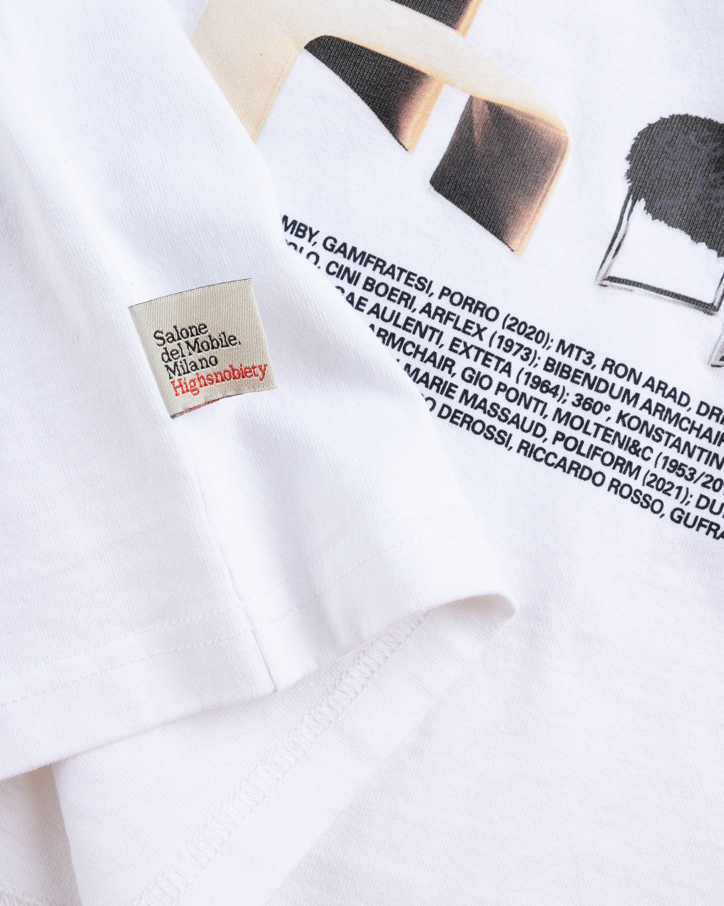Highsnobiety x Salone del Mobile – Icons T-Shirt White - T-Shirts - White - Image 7