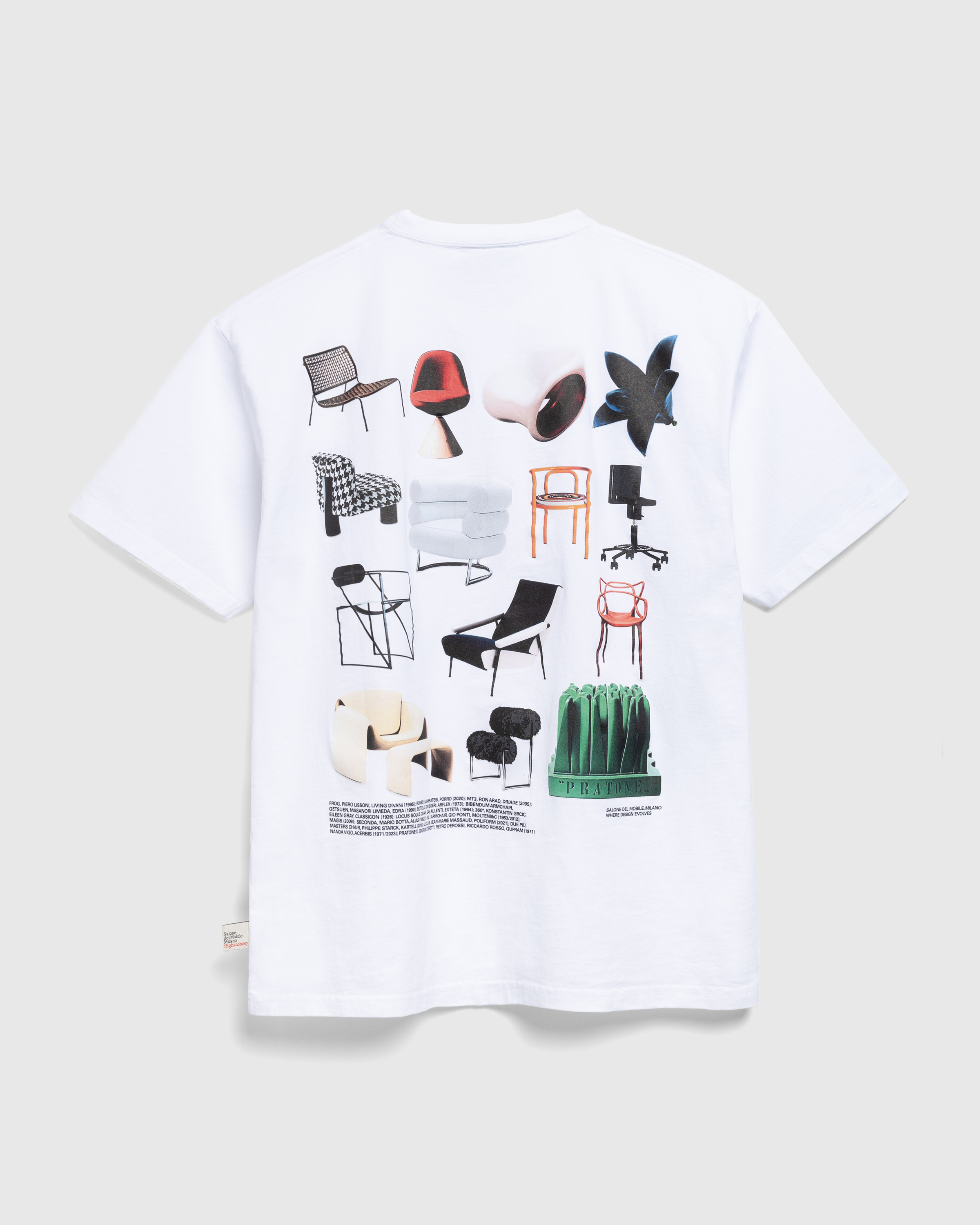Highsnobiety x Salone del Mobile – Icons T-Shirt White - T-Shirts - White - Image 1