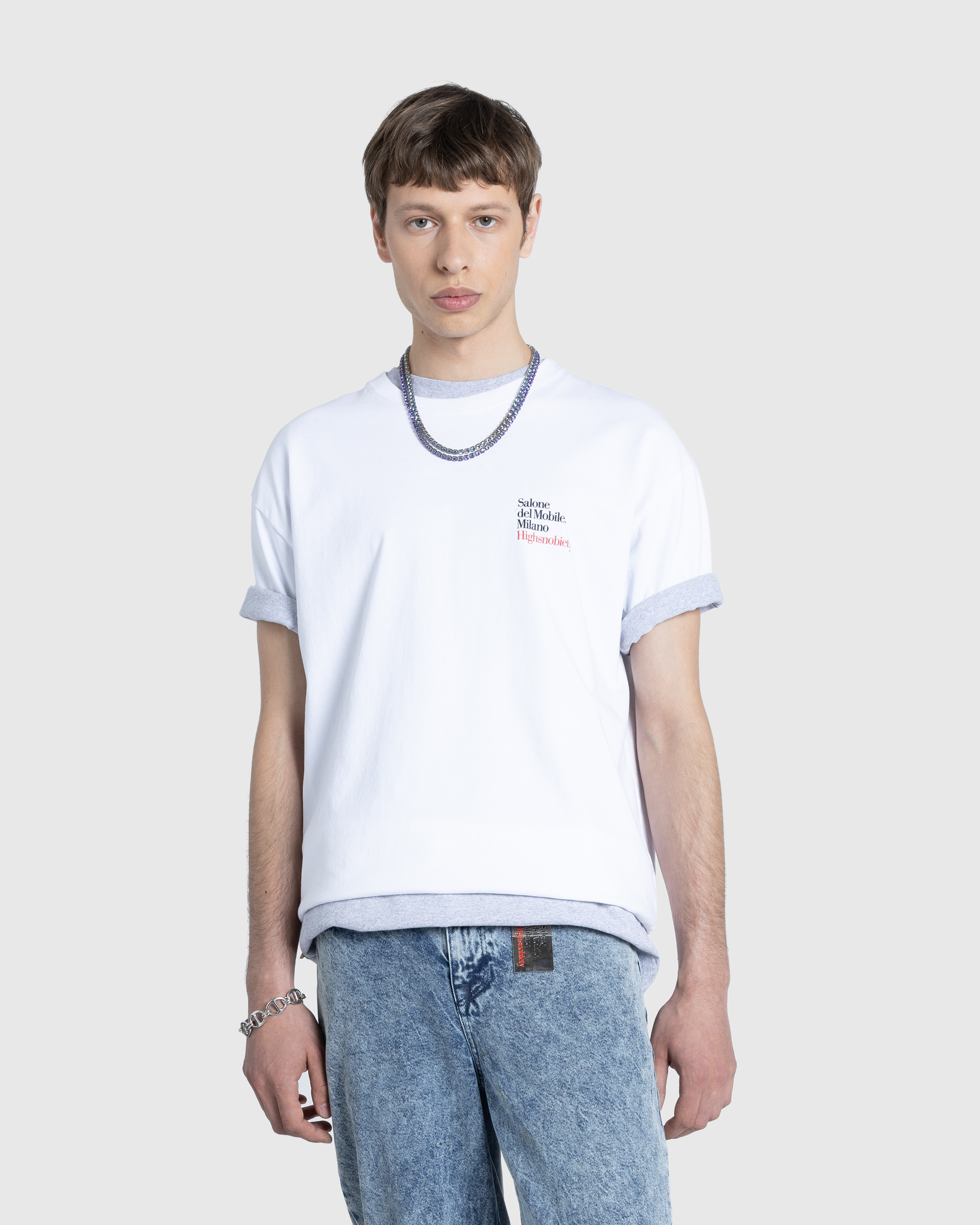 Highsnobiety x Salone del Mobile – Icons T-Shirt White - T-Shirts - White - Image 2