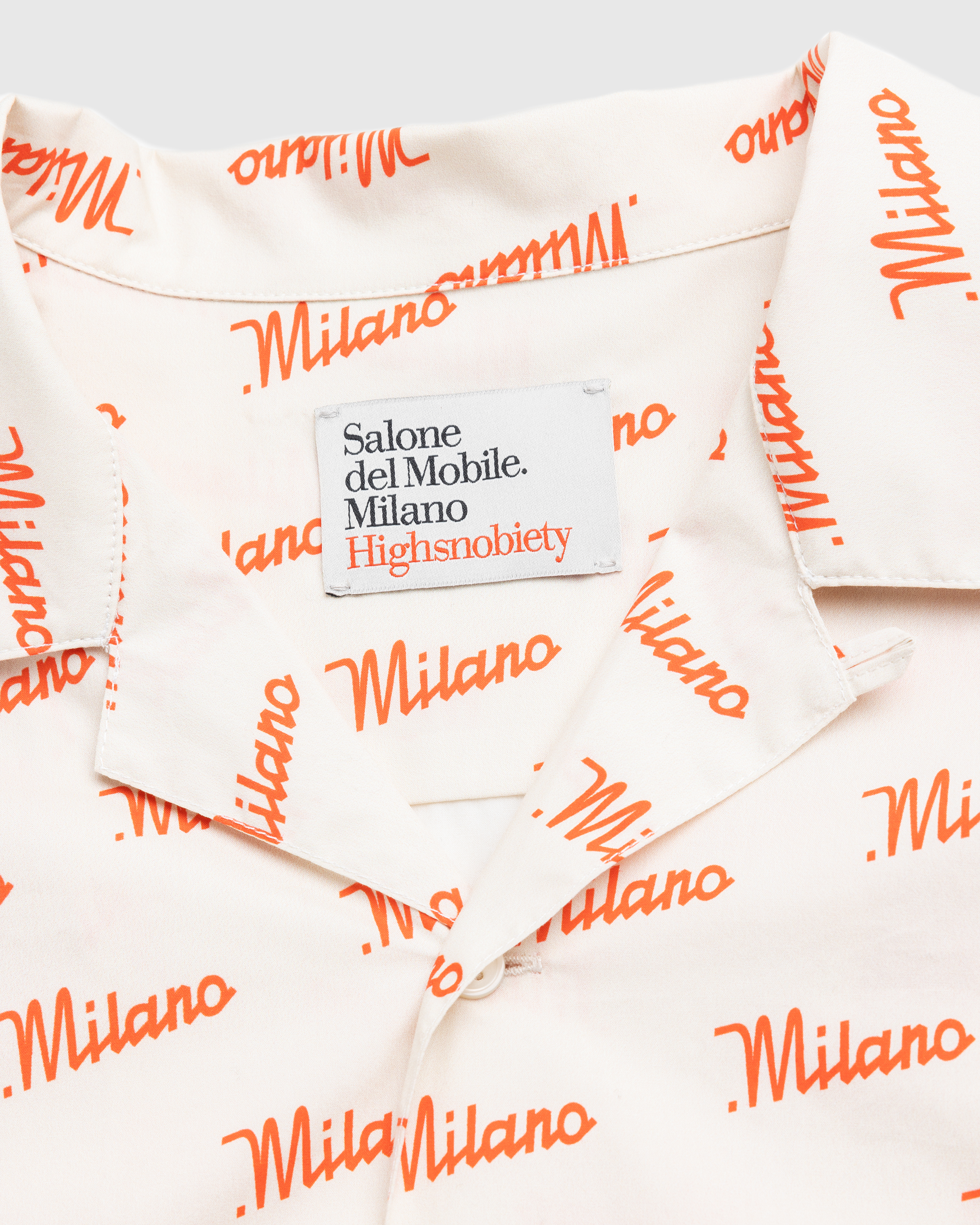 Highsnobiety x Salone del Mobile – Milano Shirt White/Red - Shortsleeve Shirts - White/Red - Image 7