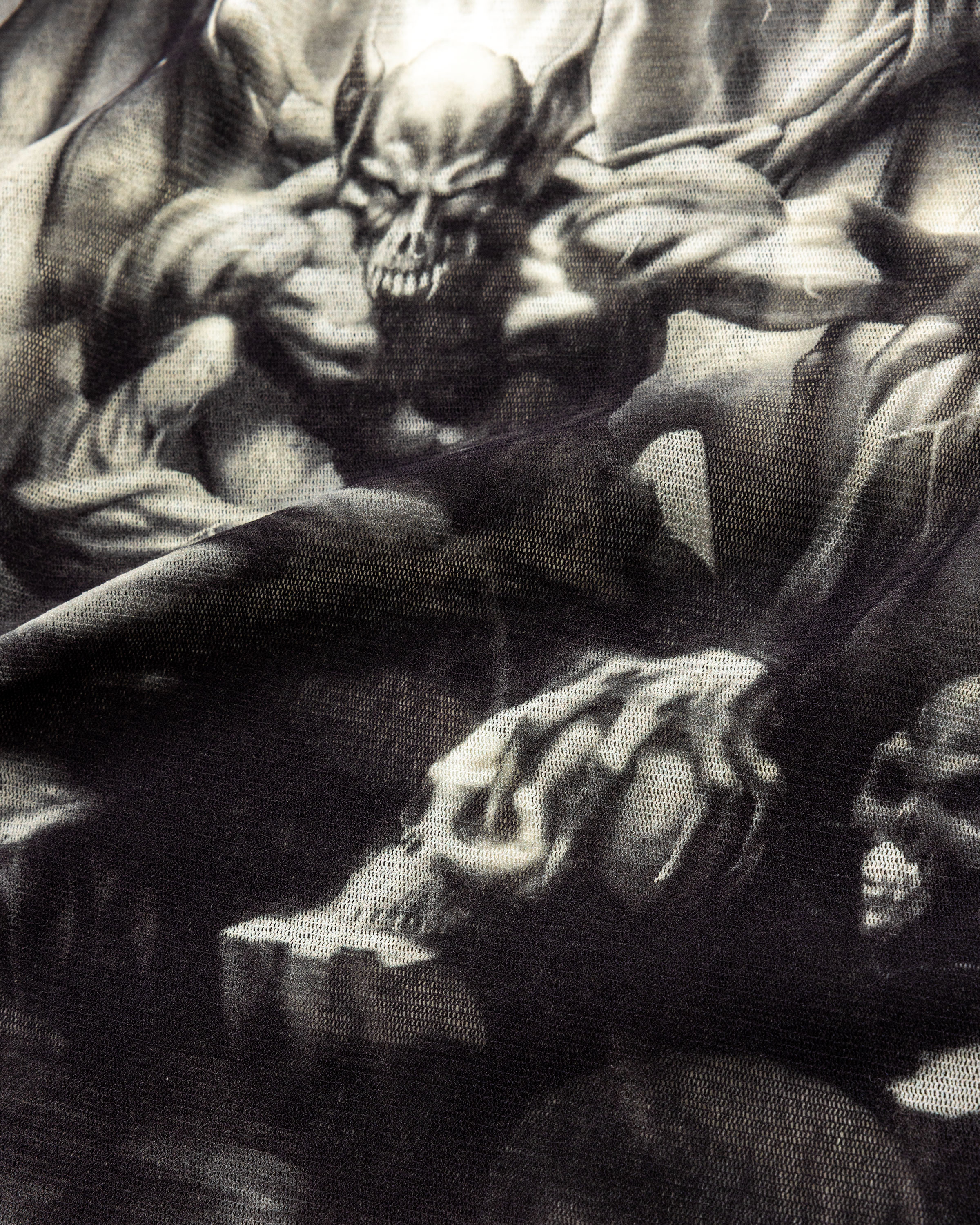 Jean Paul Gaultier – Diablo Top White/Black - Longsleeves - White - Image 6