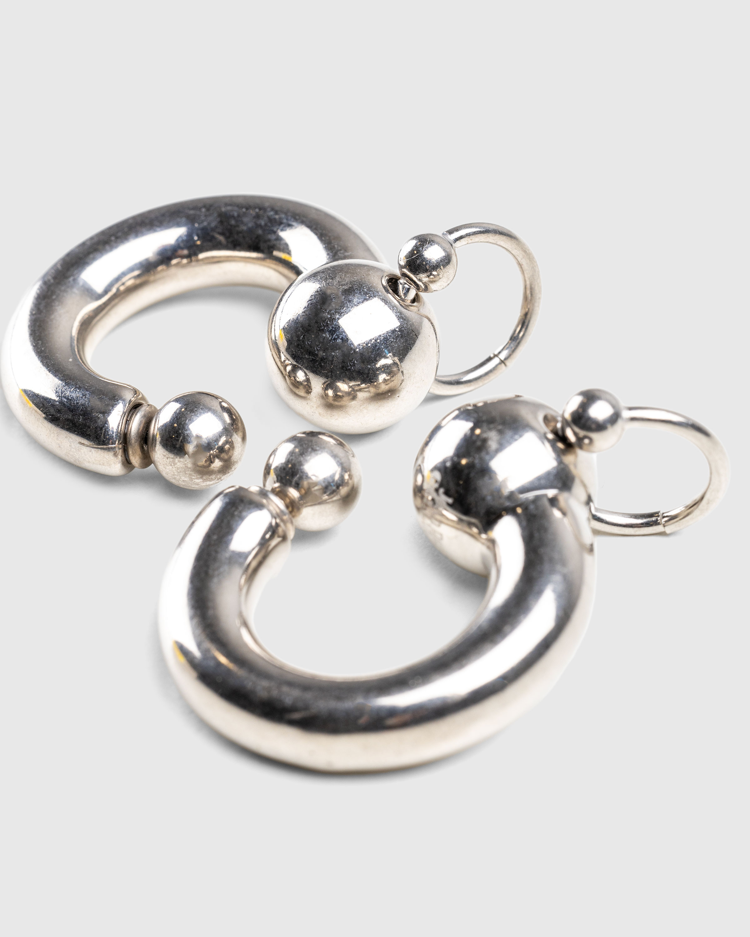 Jean Paul Gaultier – Ring Earrings Silver - Earrings - Silver - Image 3