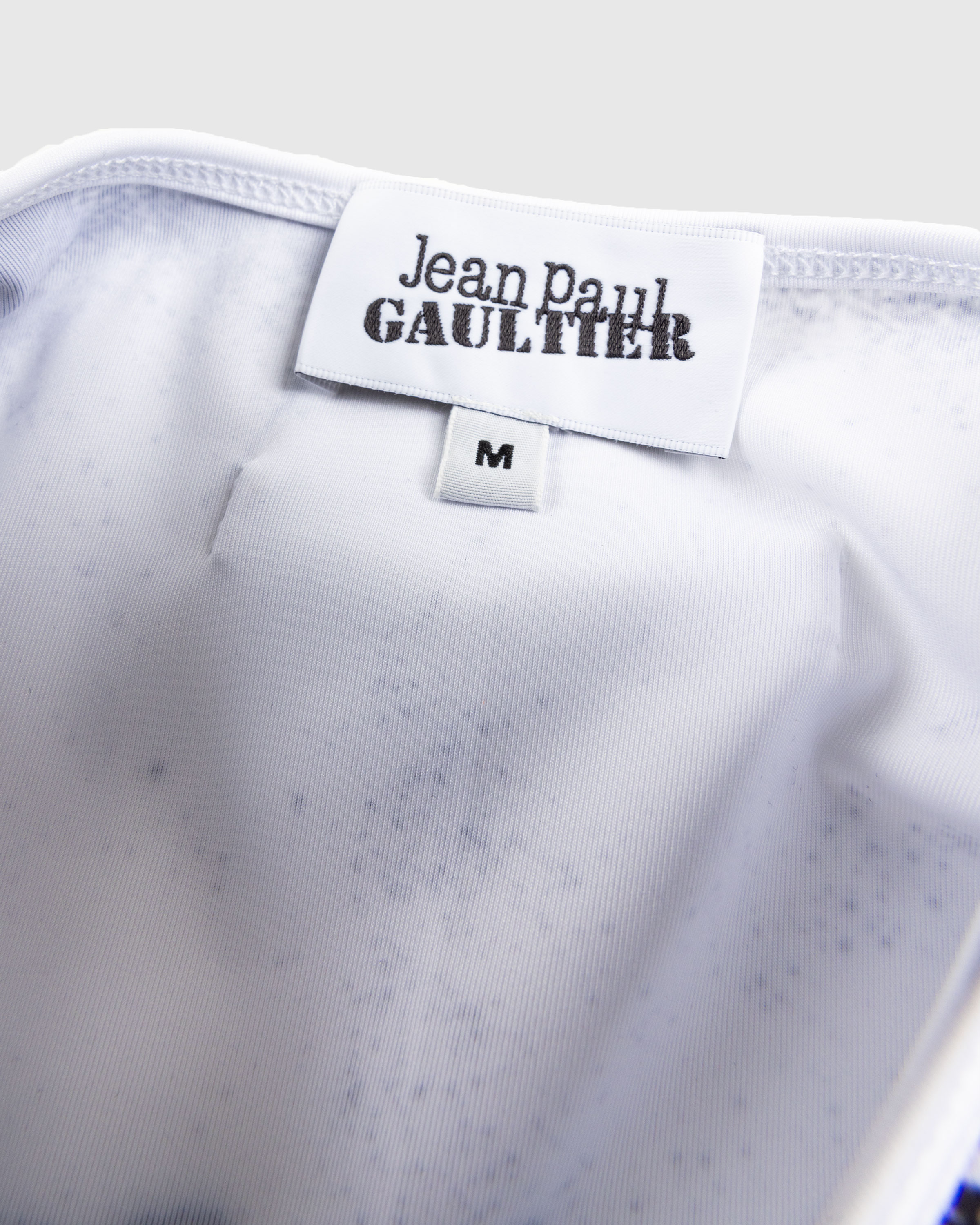 Jean Paul Gaultier – Long-Sleeve Gaultier Paris Top White/Black - Longsleeves - White - Image 6