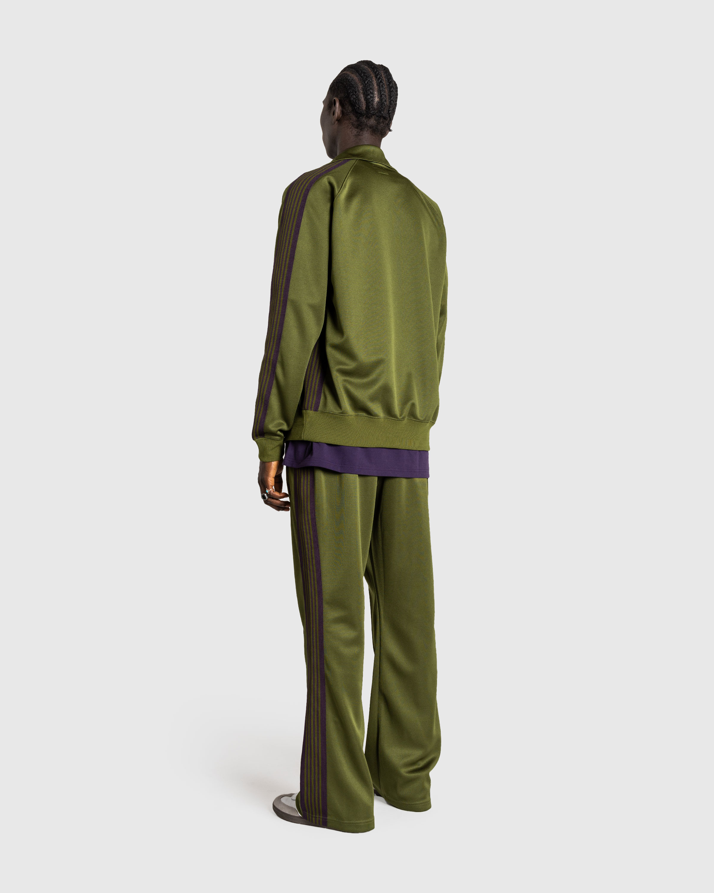Needles – Cavalry Twill Sport Jacket Khaki - Outerwear - Green - Image 4
