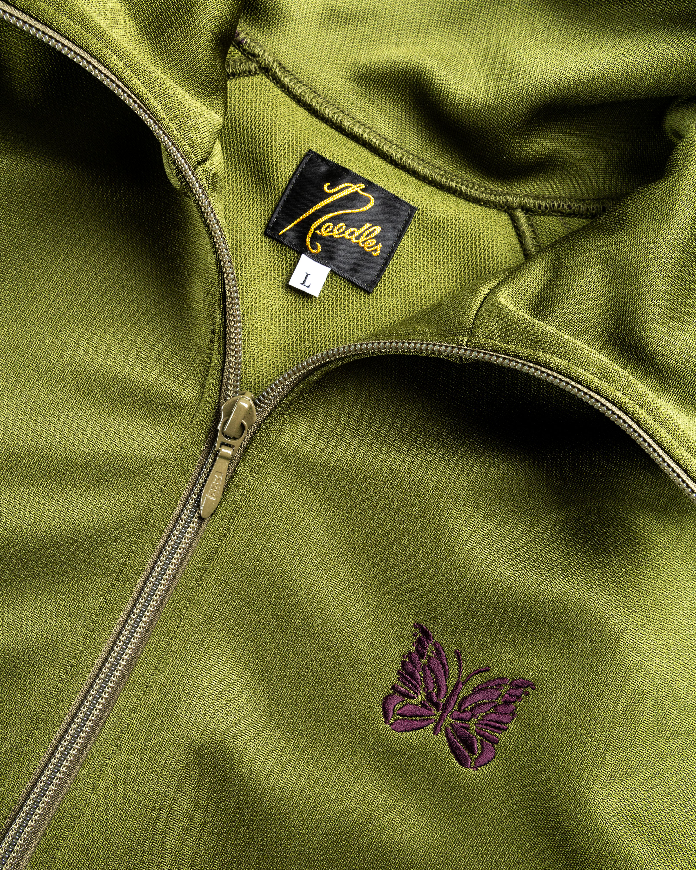 Needles – Cavalry Twill Sport Jacket Khaki - Outerwear - Green - Image 6