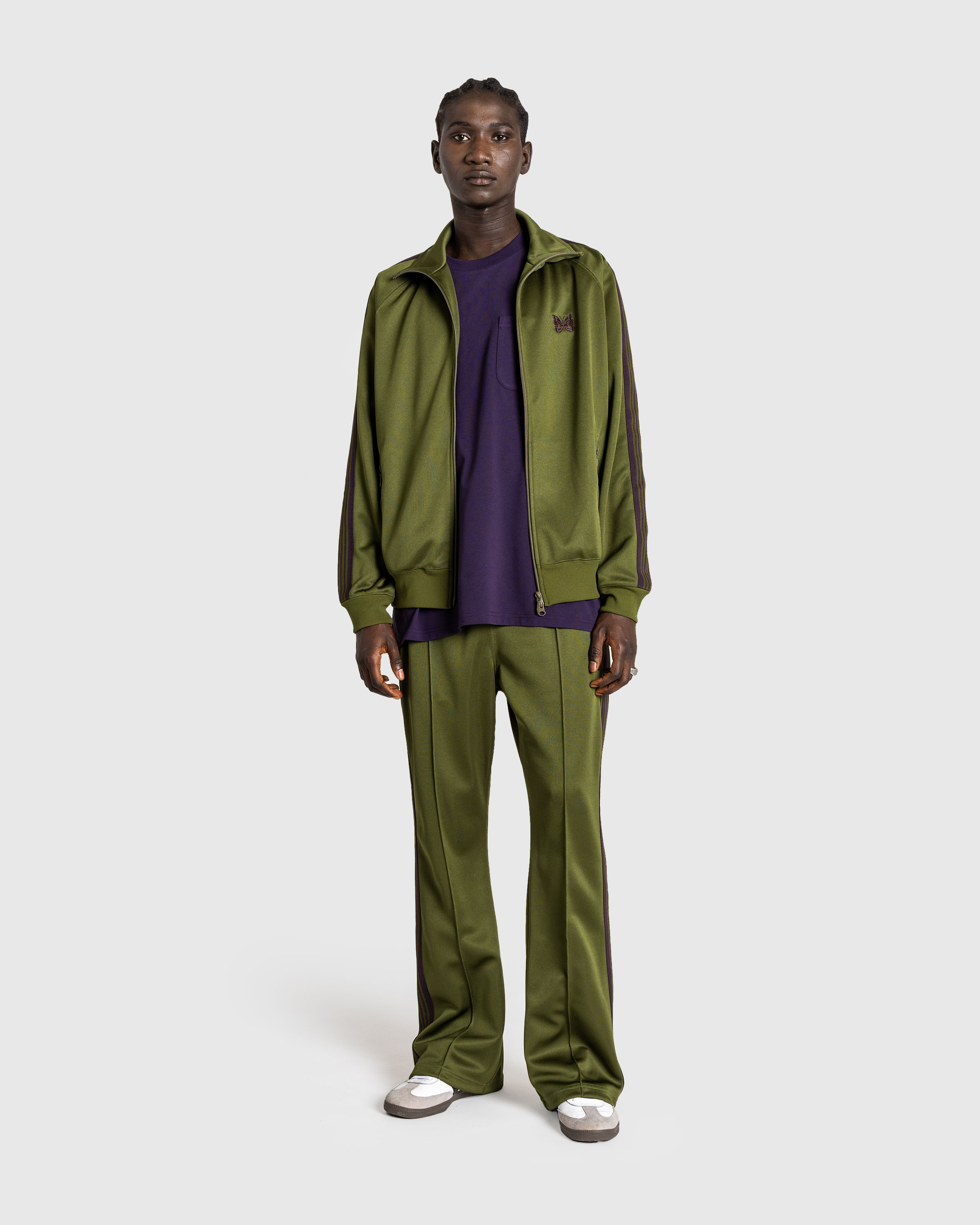 Needles – Cavalry Twill Sport Jacket Khaki - Outerwear - Green - Image 3