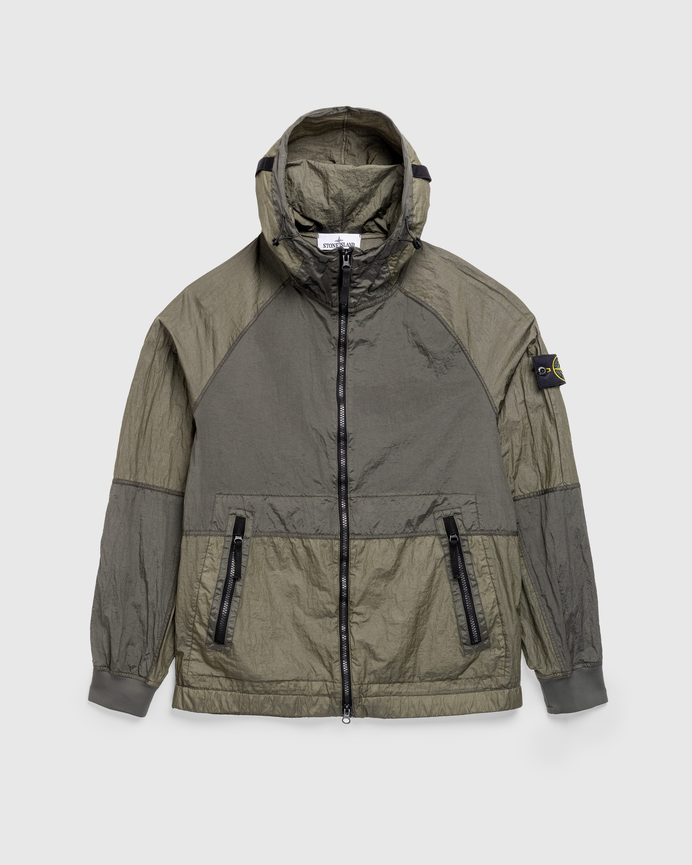 Stone Island – Nylon Metal Hooded Jacket Musk - Outerwear - Green - Image 1