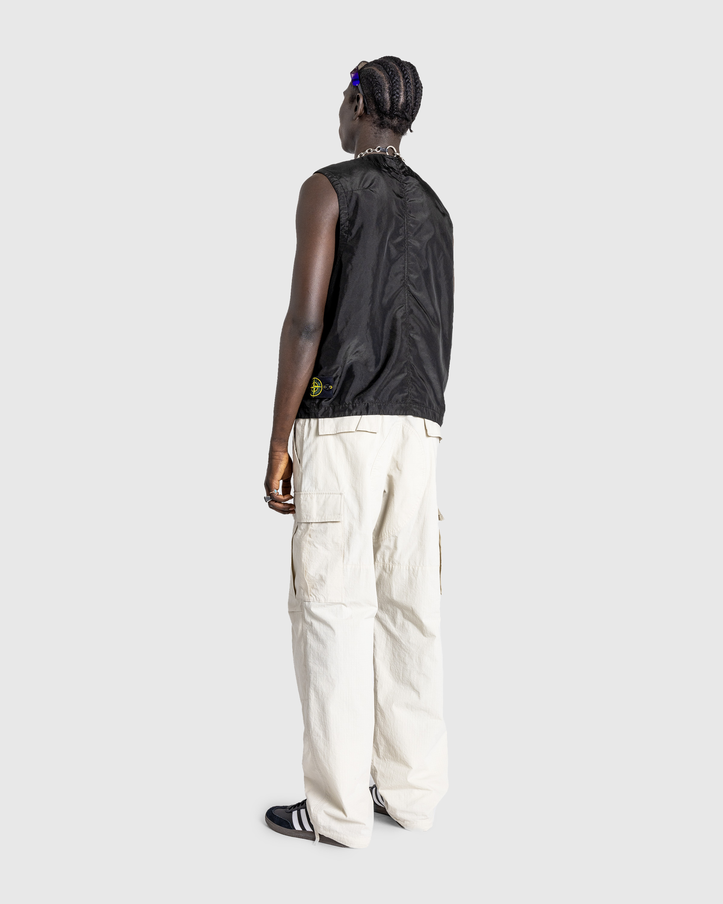 Stone Island – Garment-Dyed Vest Black - Outerwear - Black - Image 6