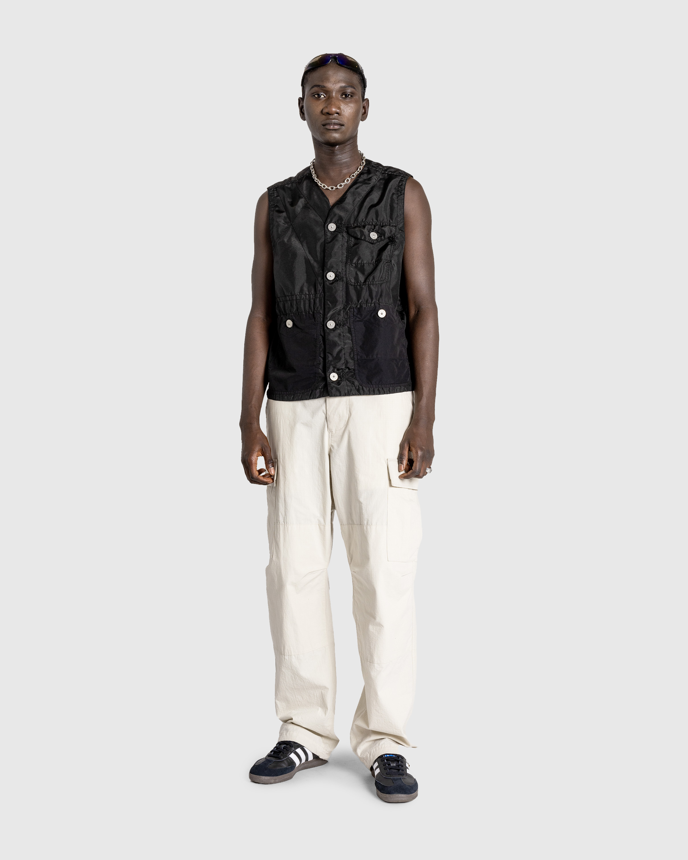 Stone Island – Garment-Dyed Vest Black - Outerwear - Black - Image 4