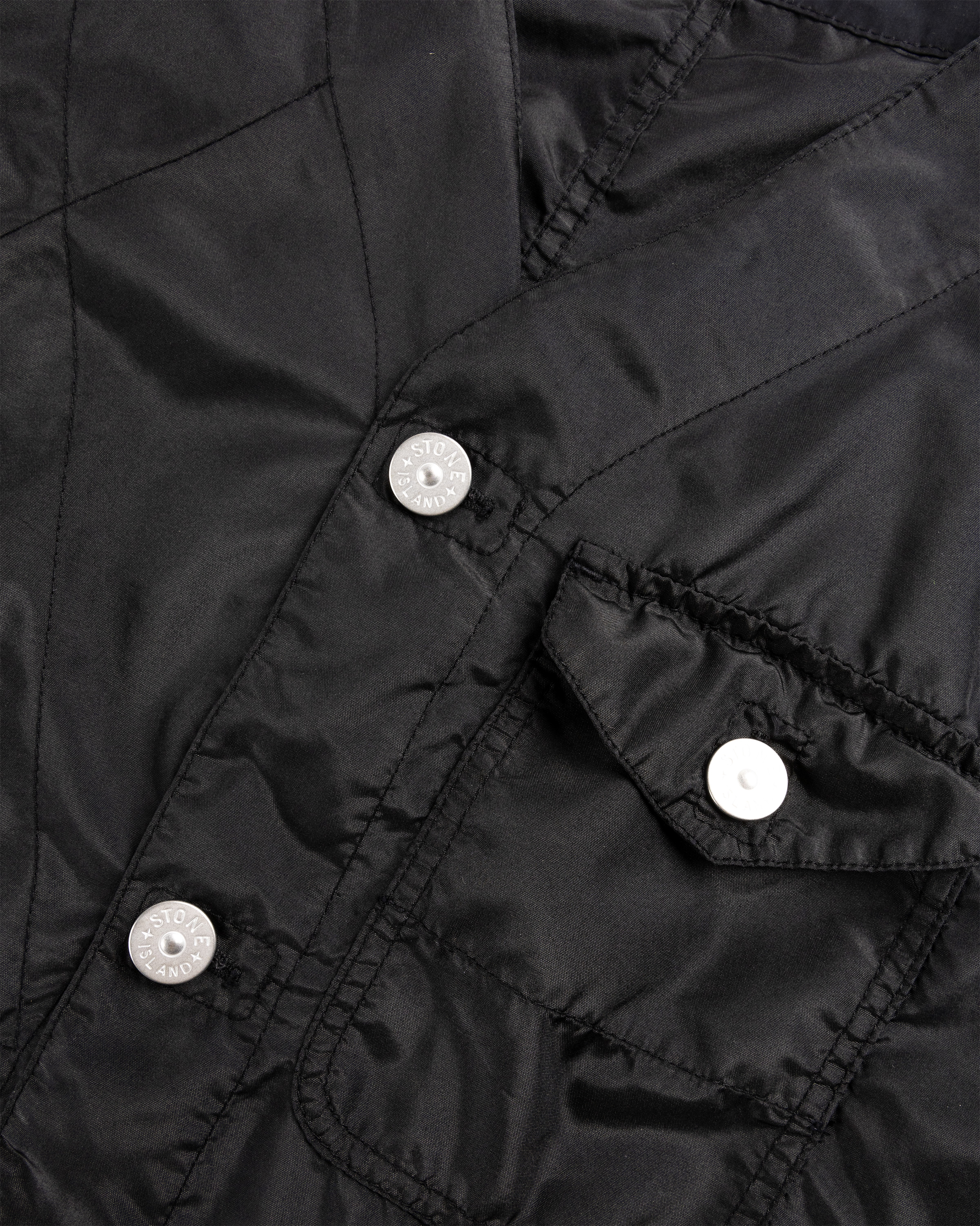 Stone Island – Garment-Dyed Vest Black - Outerwear - Black - Image 7