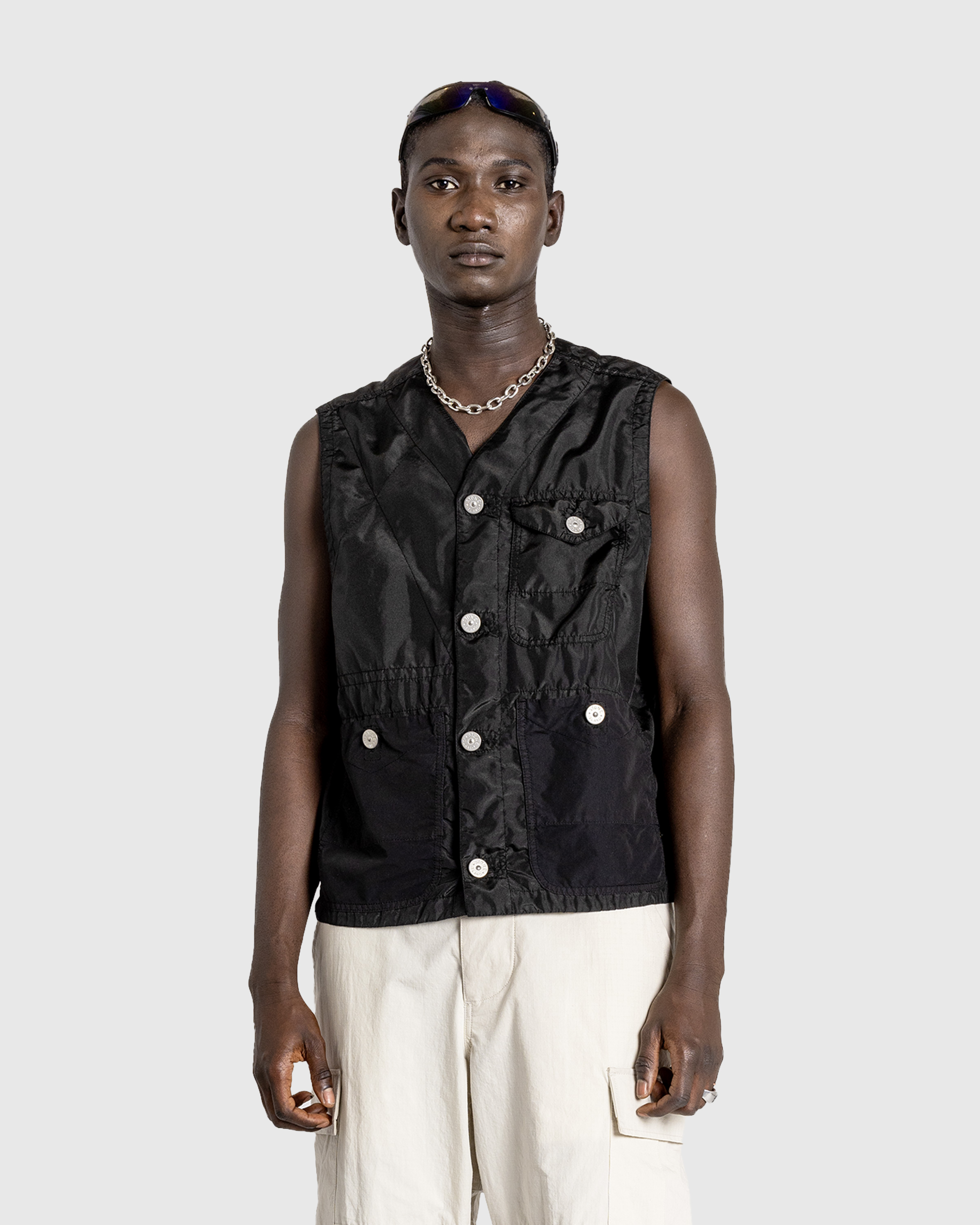 Stone Island – Garment-Dyed Vest Black - Outerwear - Black - Image 2