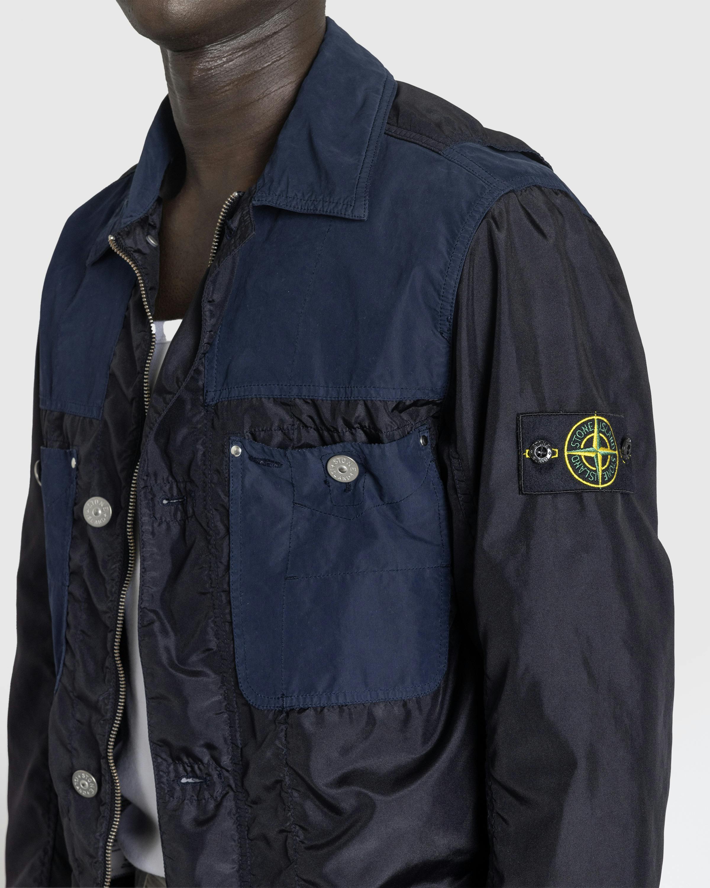 Stone Island – Polyester Tela Light Jacket Navy Blue - Outerwear - Blue - Image 5