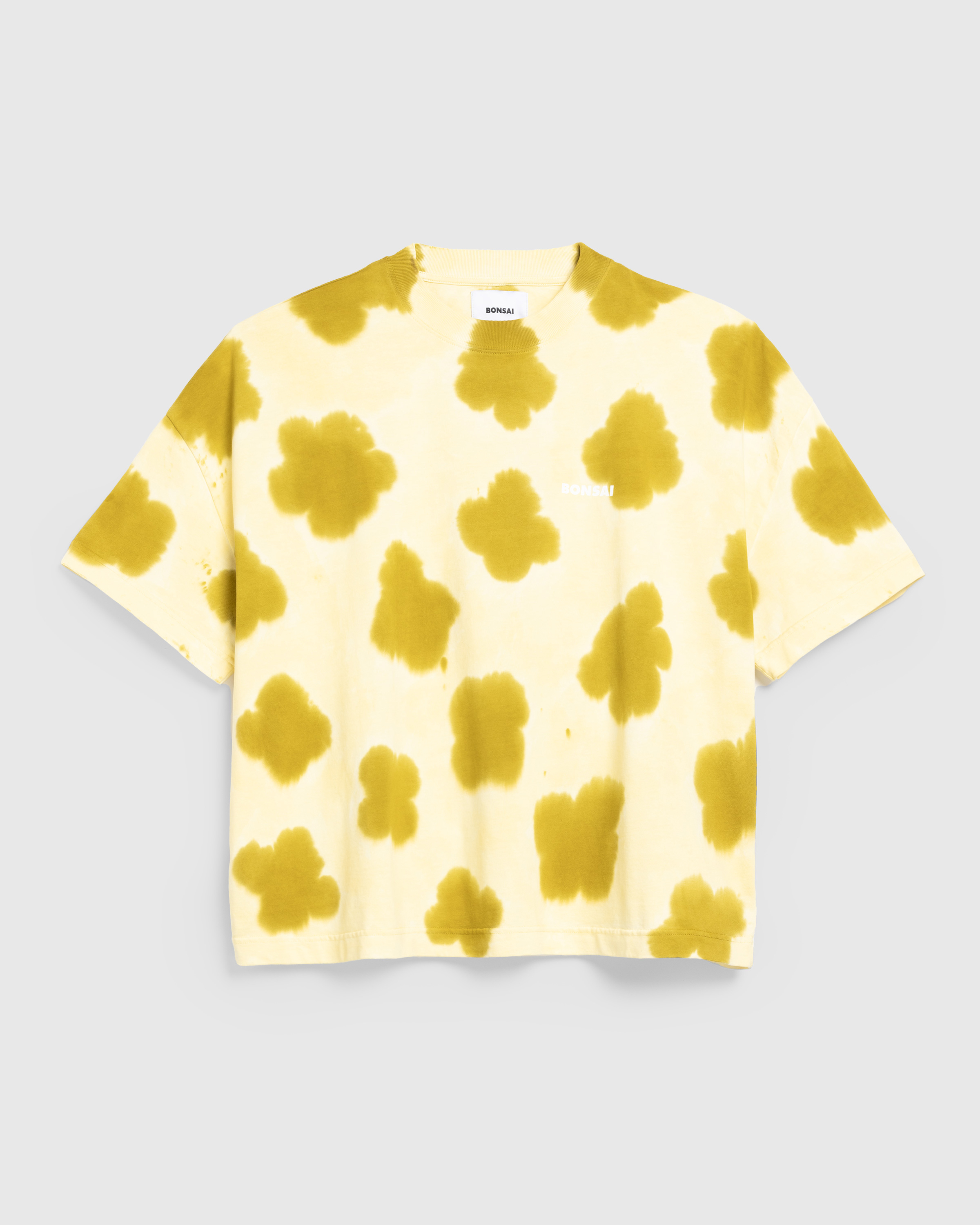 Bonsai – Dyed Logo Tee Yellow - Tops - Yellow - Image 1