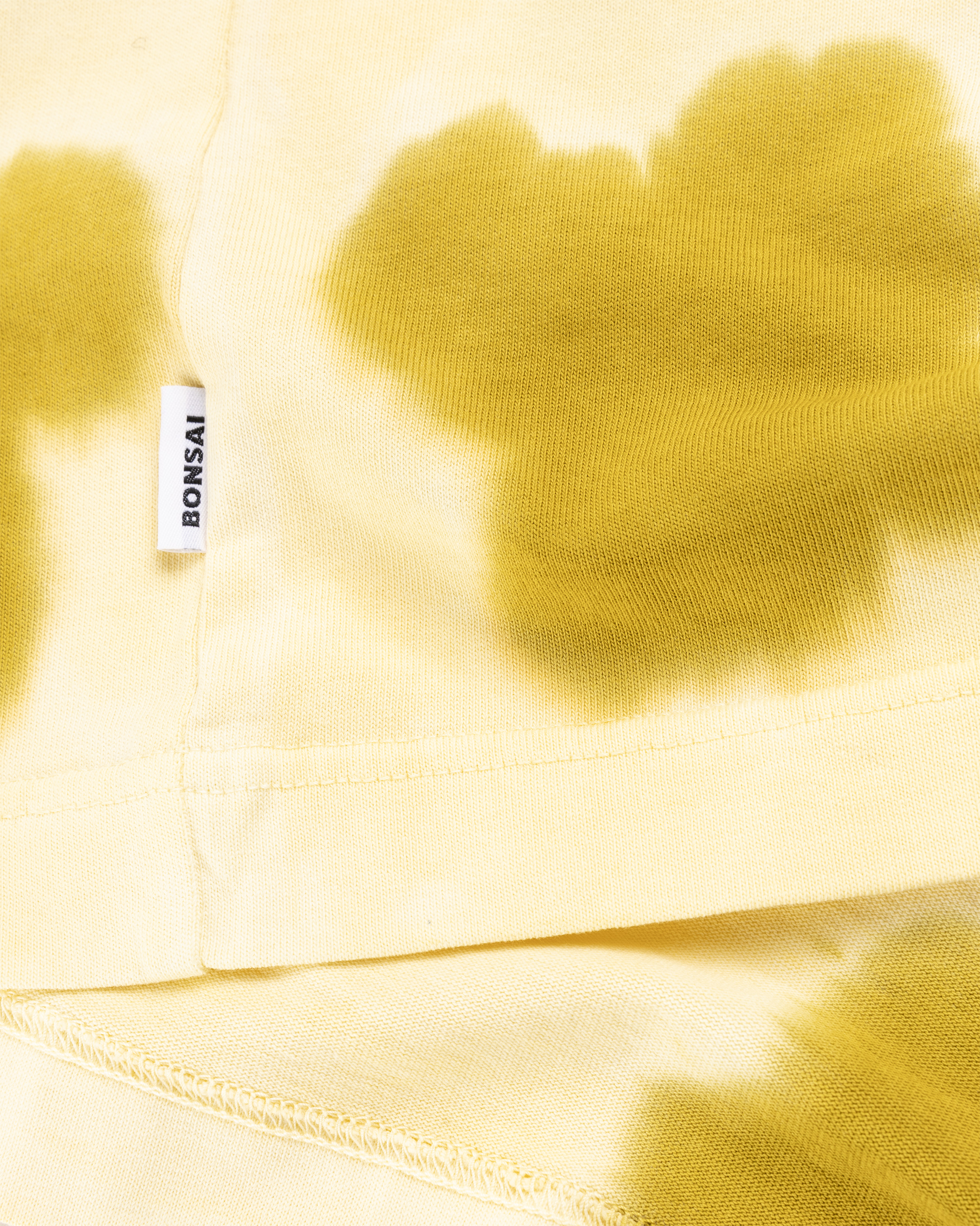 Bonsai – Dyed Logo Tee Yellow - Tops - Yellow - Image 7
