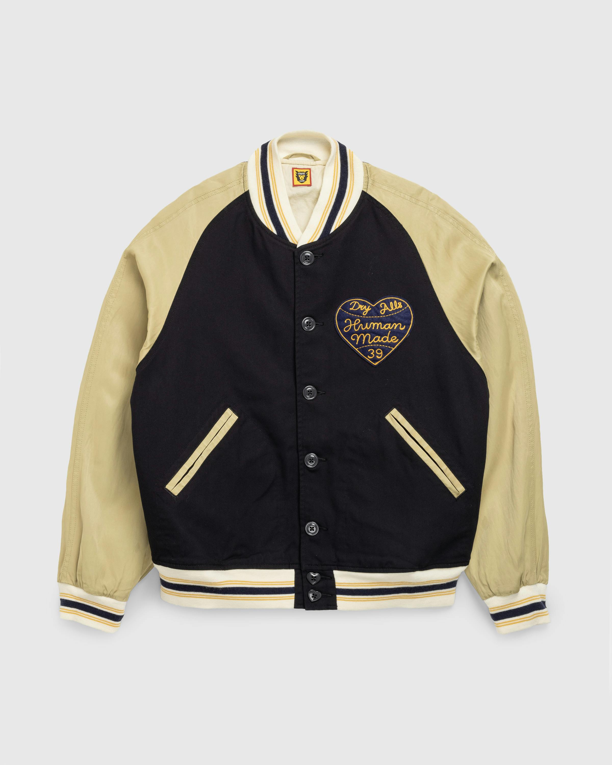 Human Made – Baseball Jacket Navy - Jackets - Blue - Image 1