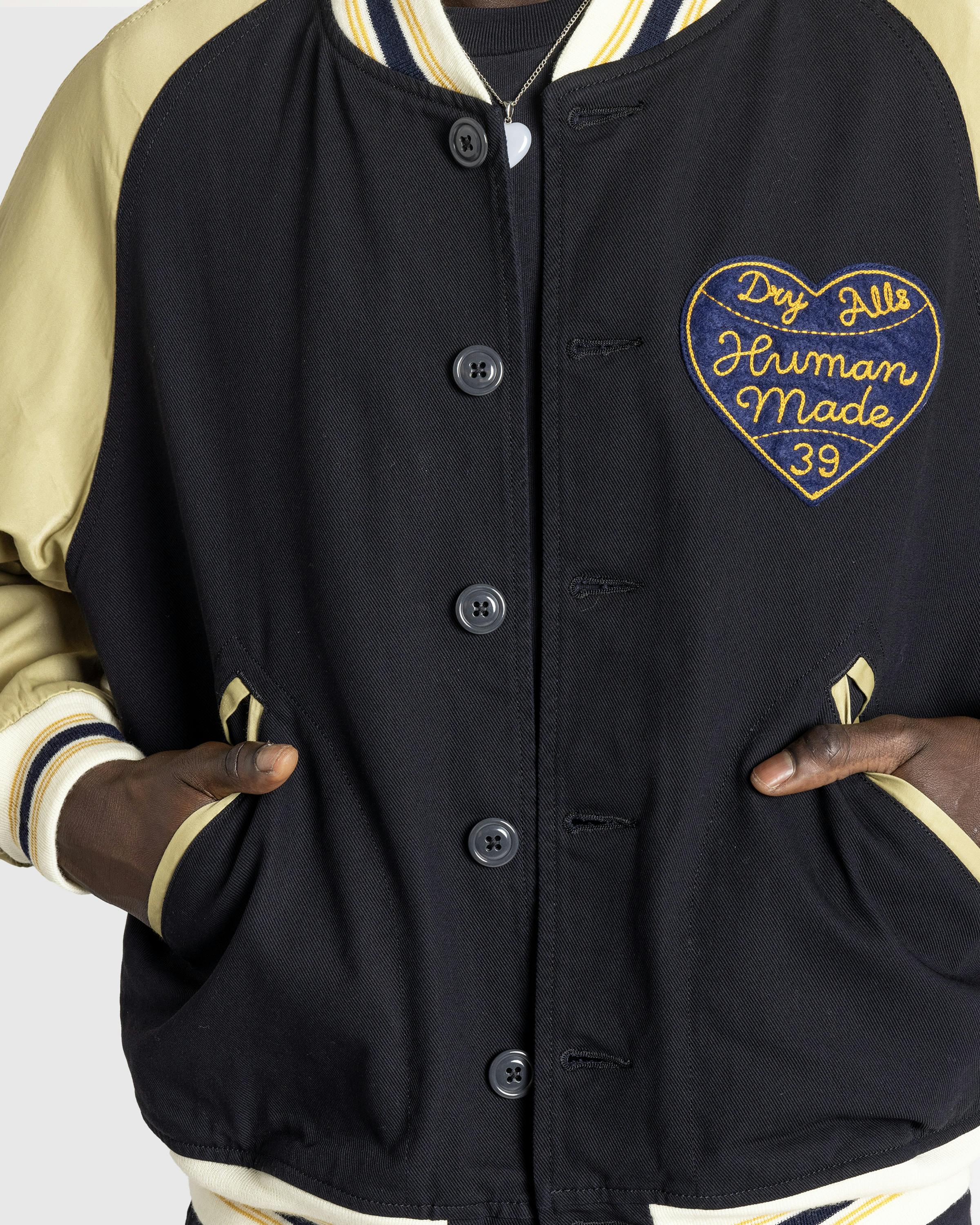 Human Made – Baseball Jacket Navy - Jackets - Blue - Image 5