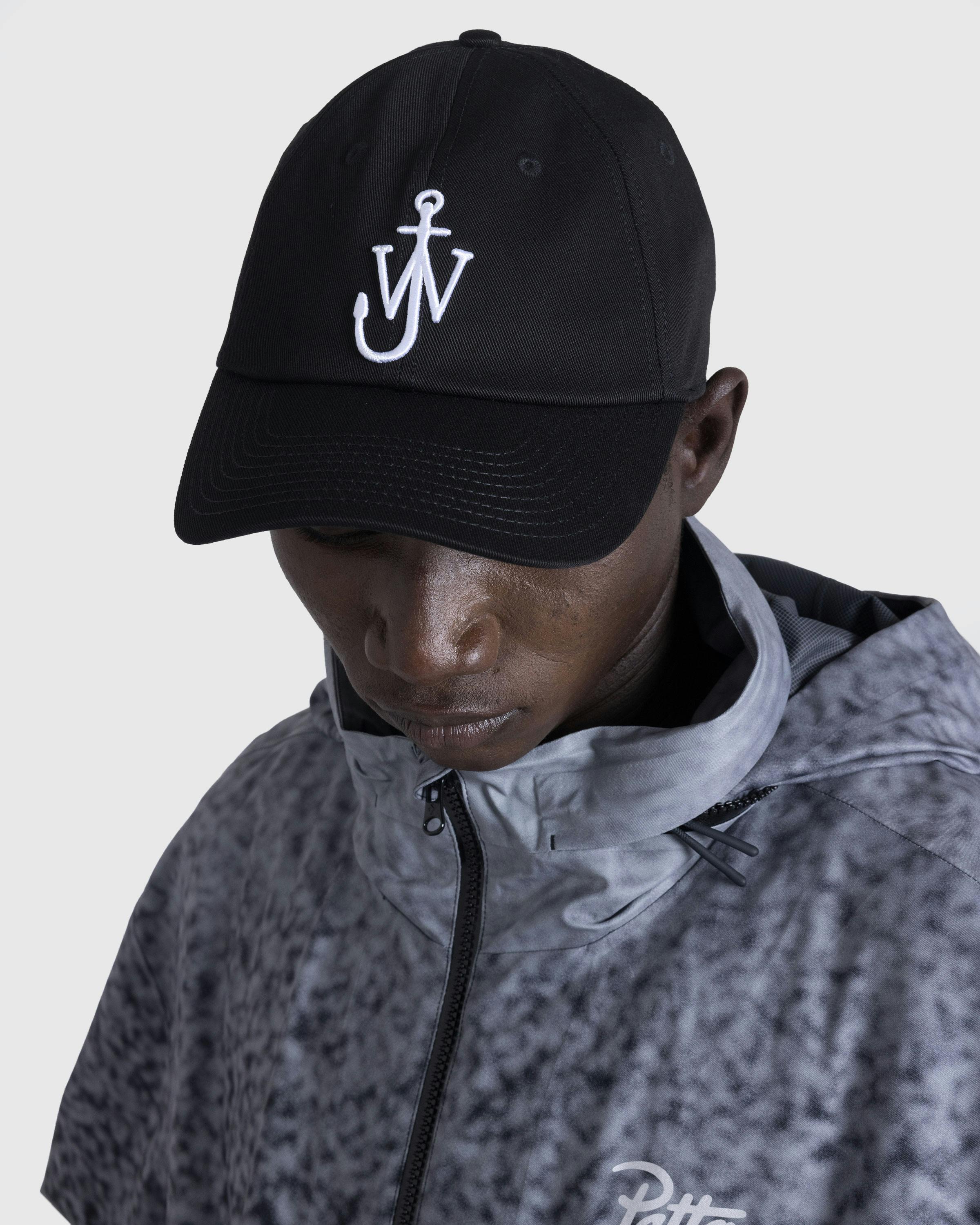 J.W. Anderson – Anchor Logo Baseball Cap Black - Hats - Black - Image 4