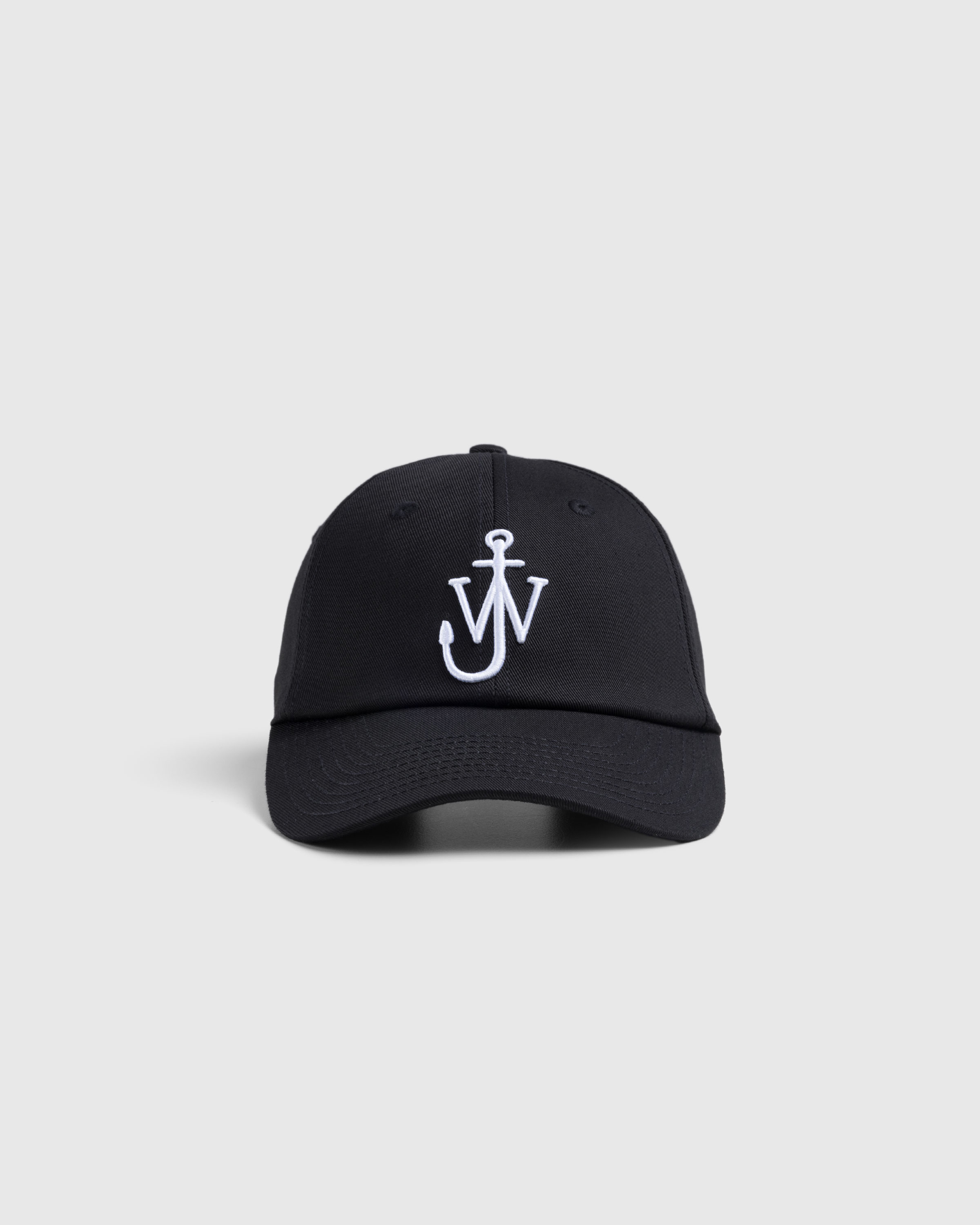 J.W. Anderson – Anchor Logo Baseball Cap Black - Hats - Black - Image 2