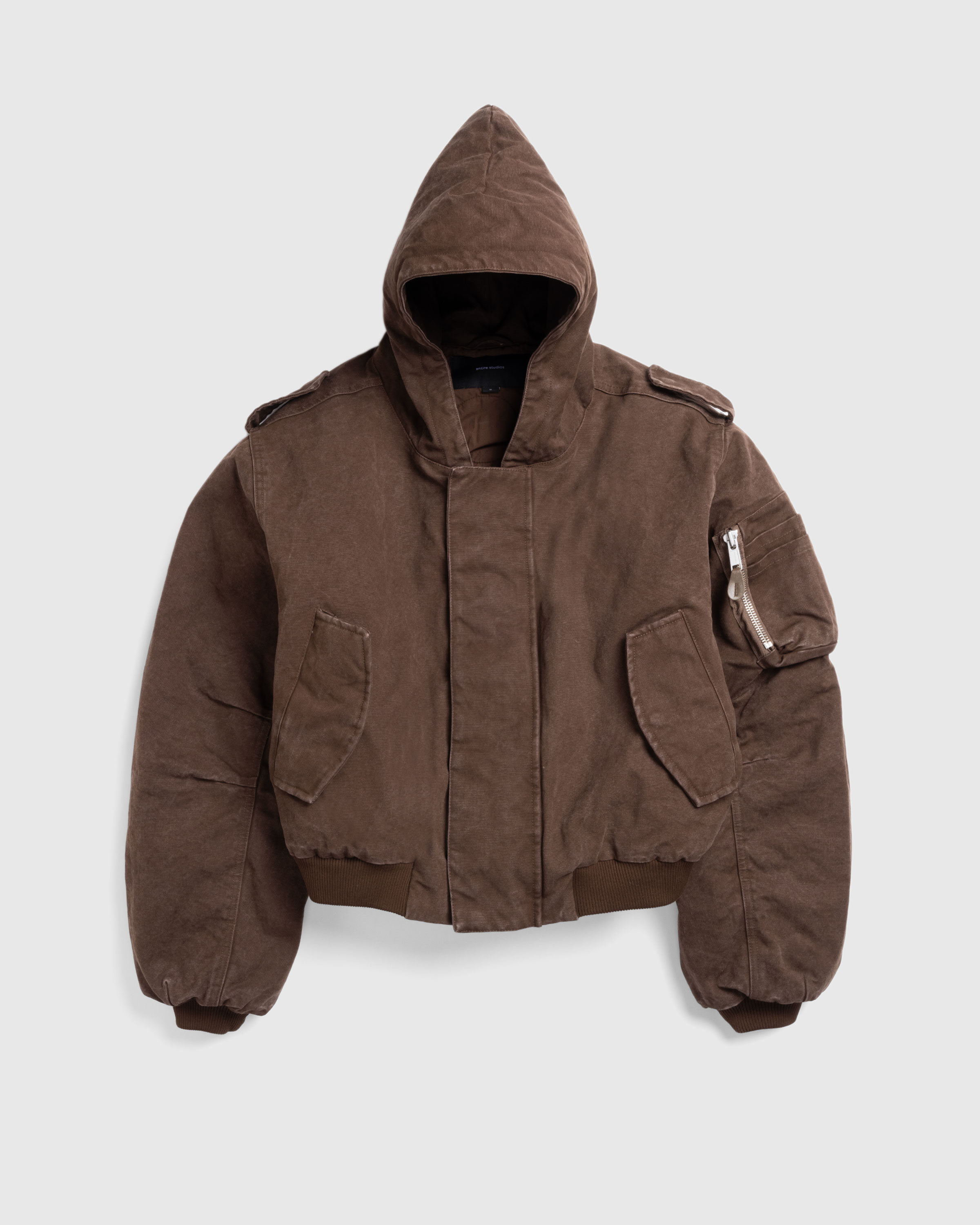 Entire Studios – W2 Bomber Military Mud - Outerwear - Brown - Image 1