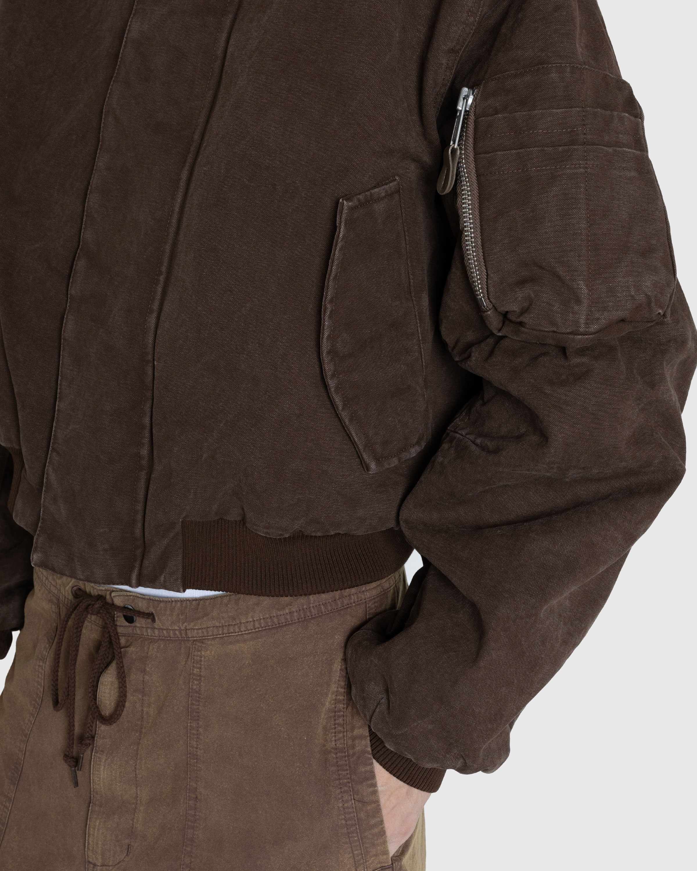 Entire Studios – W2 Bomber Military Mud - Outerwear - Brown - Image 5