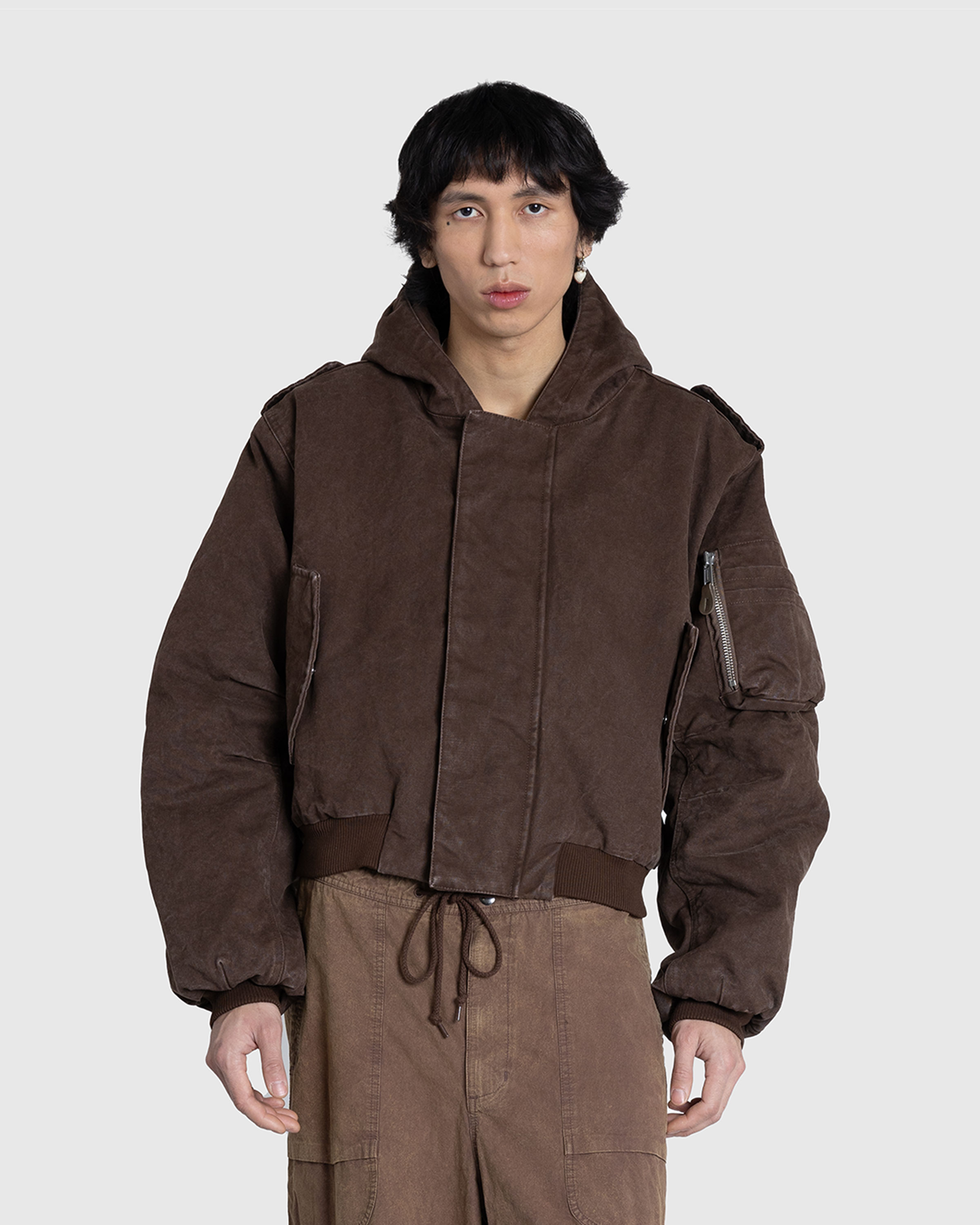 Entire Studios – W2 Bomber Military Mud - Outerwear - Brown - Image 2