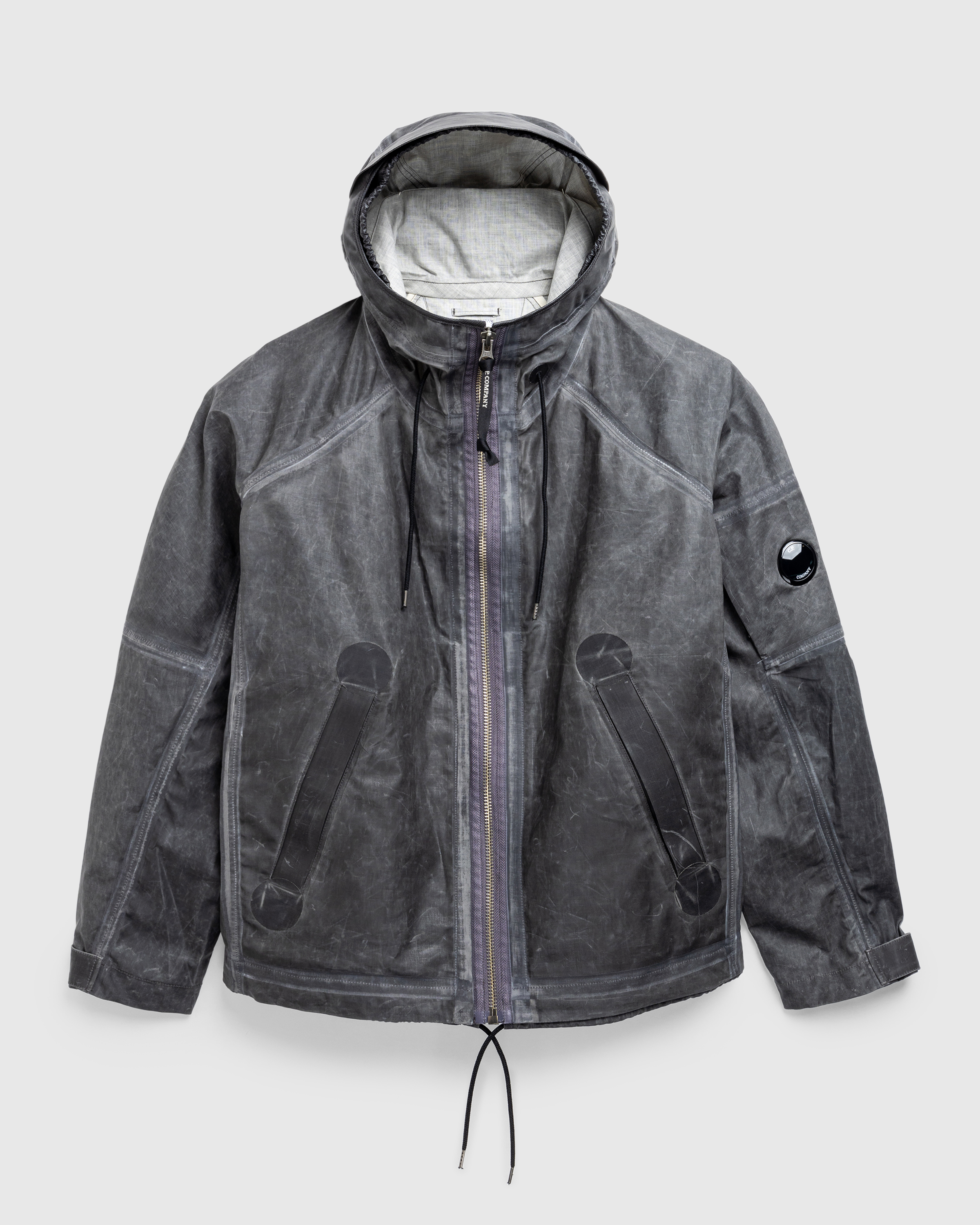 C.P. Company – Hooded Jacket Raven Grey - Outerwear - Grey - Image 1