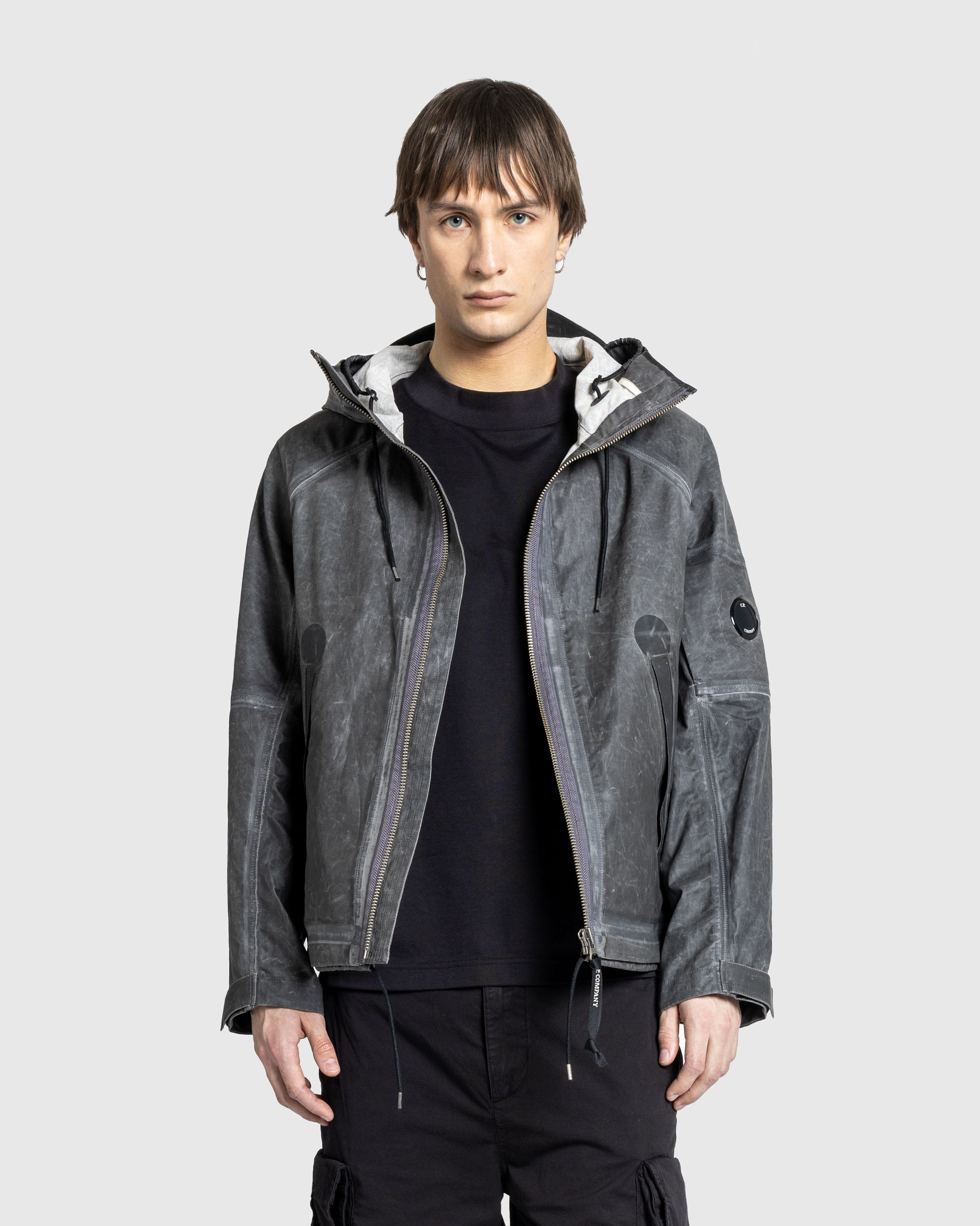 C.P. Company – Hooded Jacket Raven Grey - Outerwear - Grey - Image 2