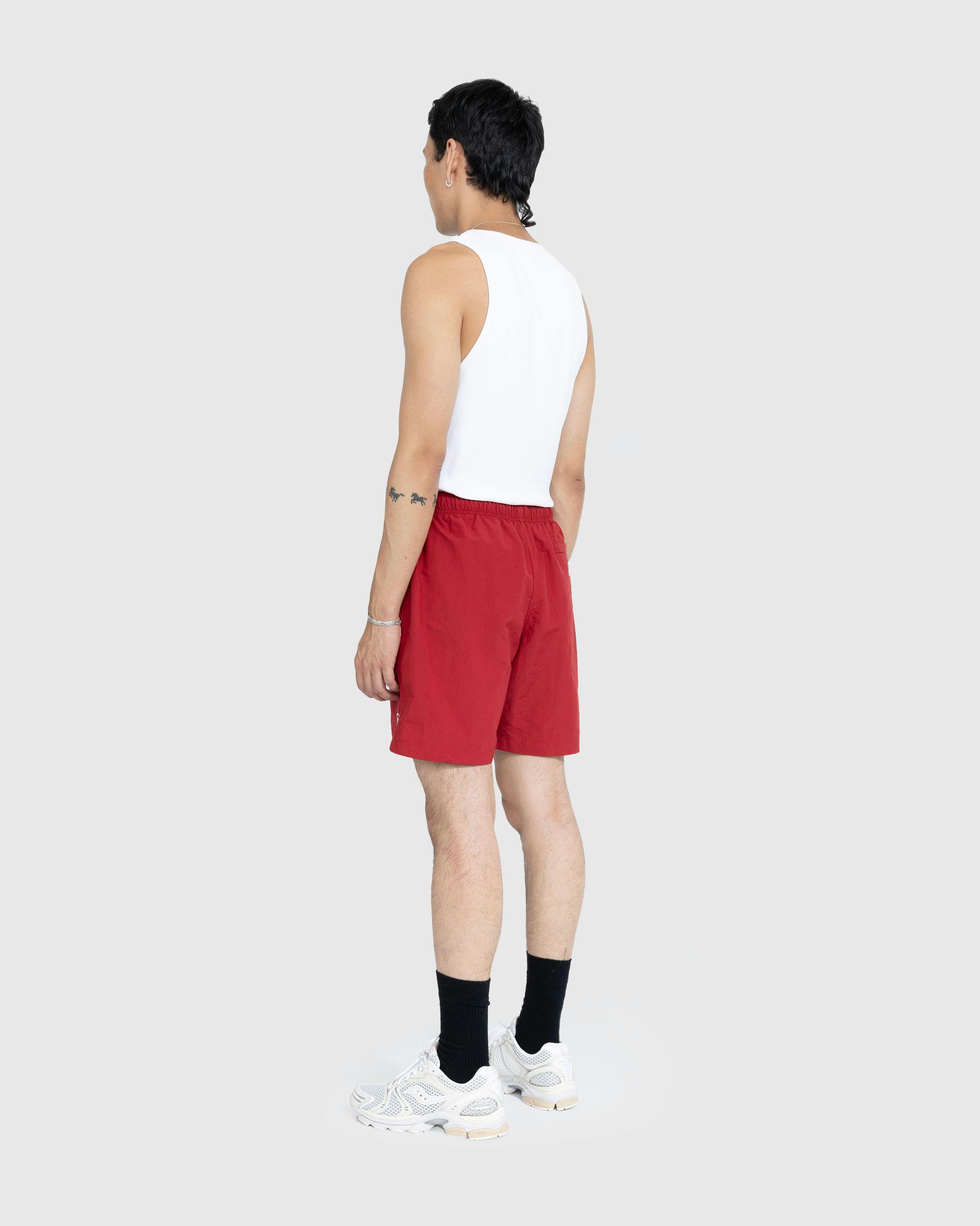 Highsnobiety – Garden Water Short - Shorts - Red - Image 5