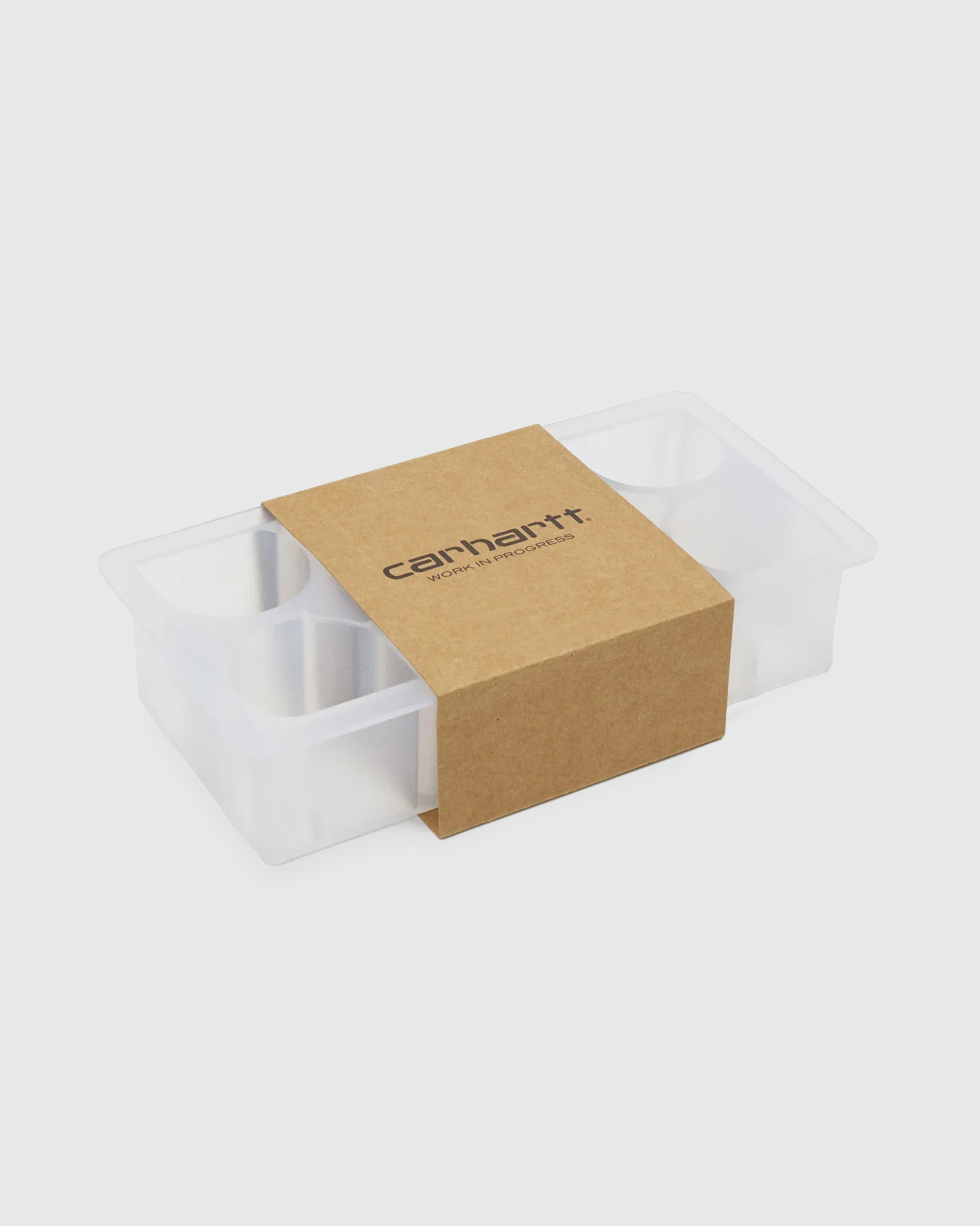 Carhartt WIP – C Logo Ice Cube Tray Clear - Lifestyle - Transparent - Image 1