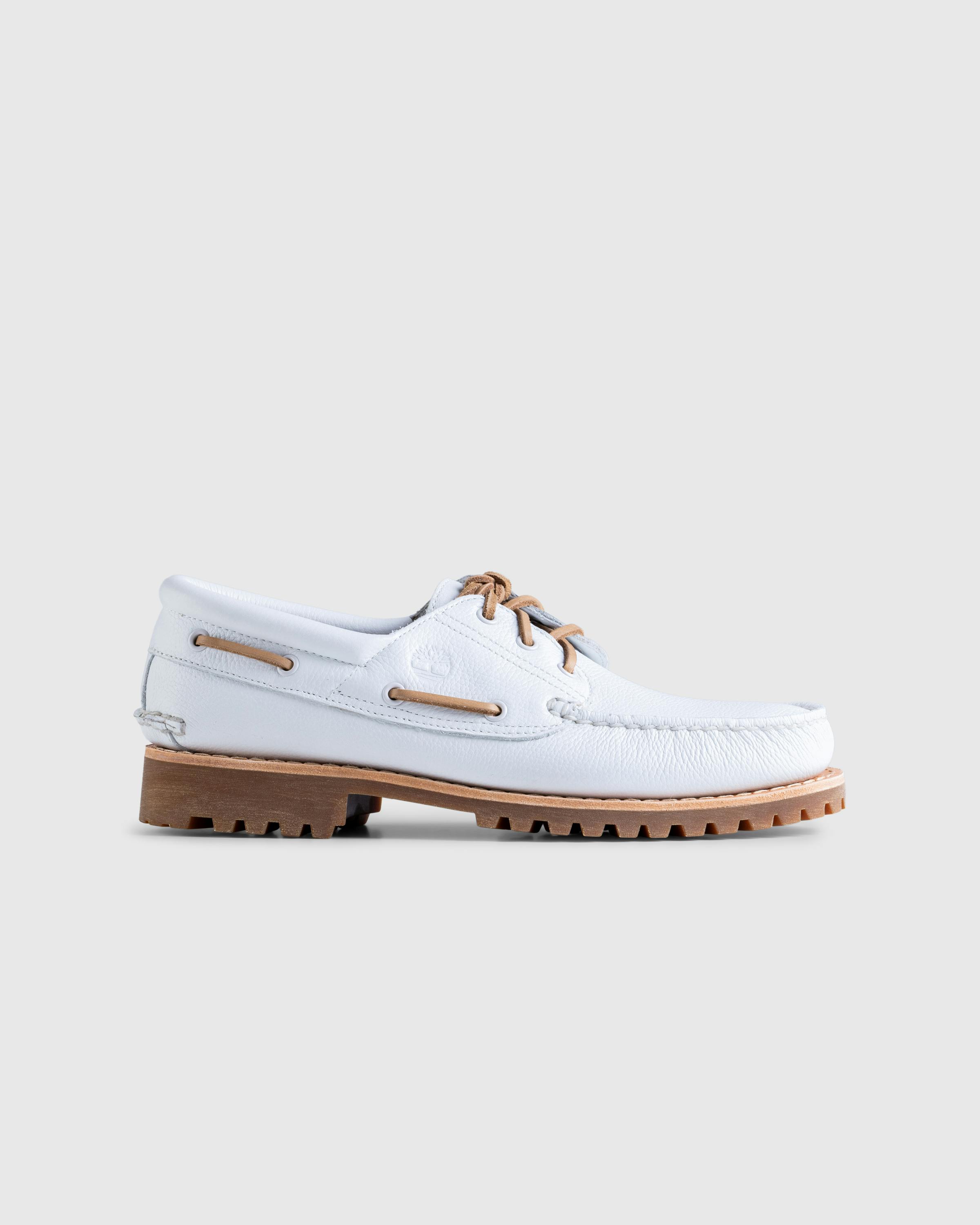 Timberland – 3-Eye Lug Boat Shoe White - Shoes - White - Image 1