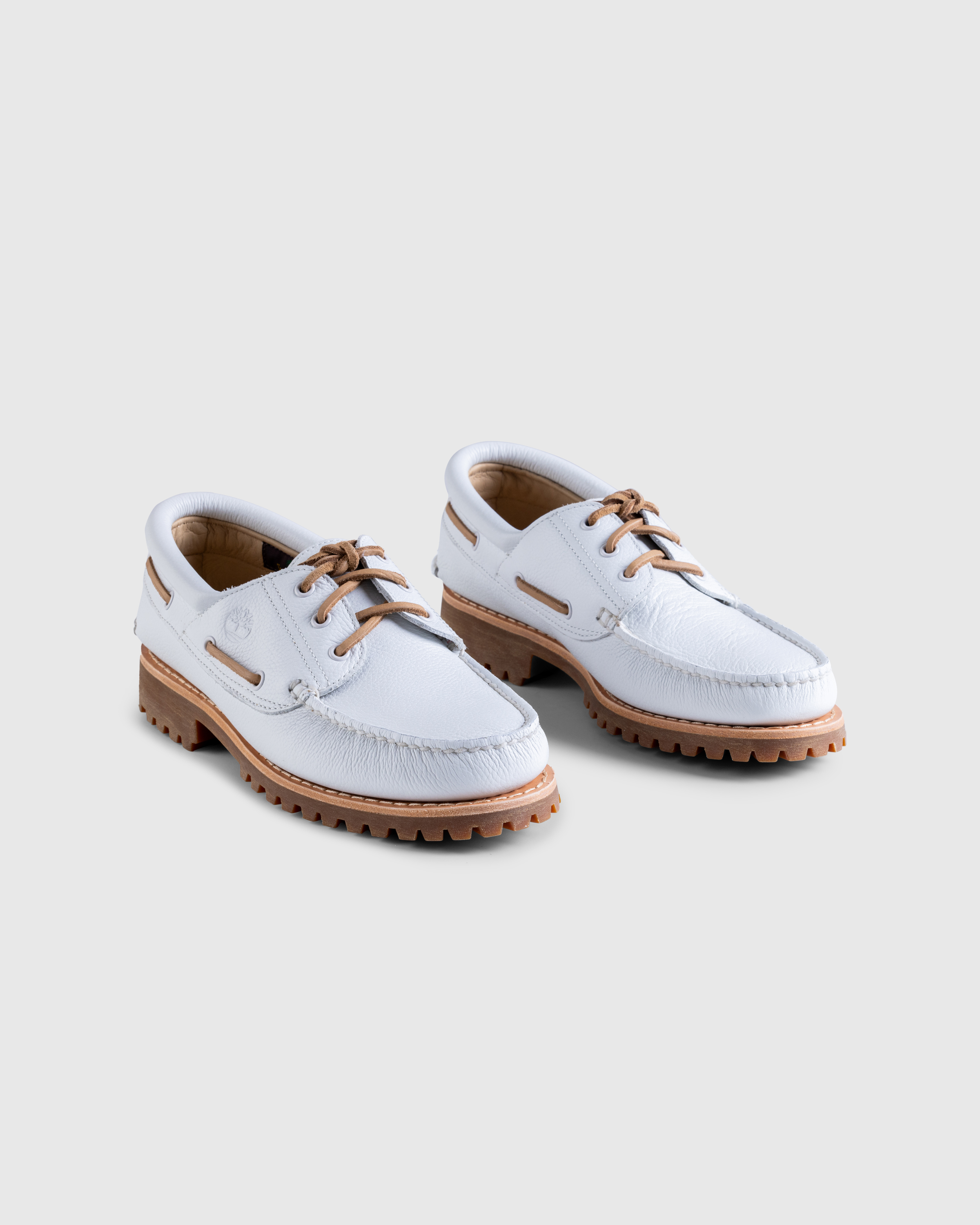Timberland – 3-Eye Lug Boat Shoe White - Shoes - White - Image 3