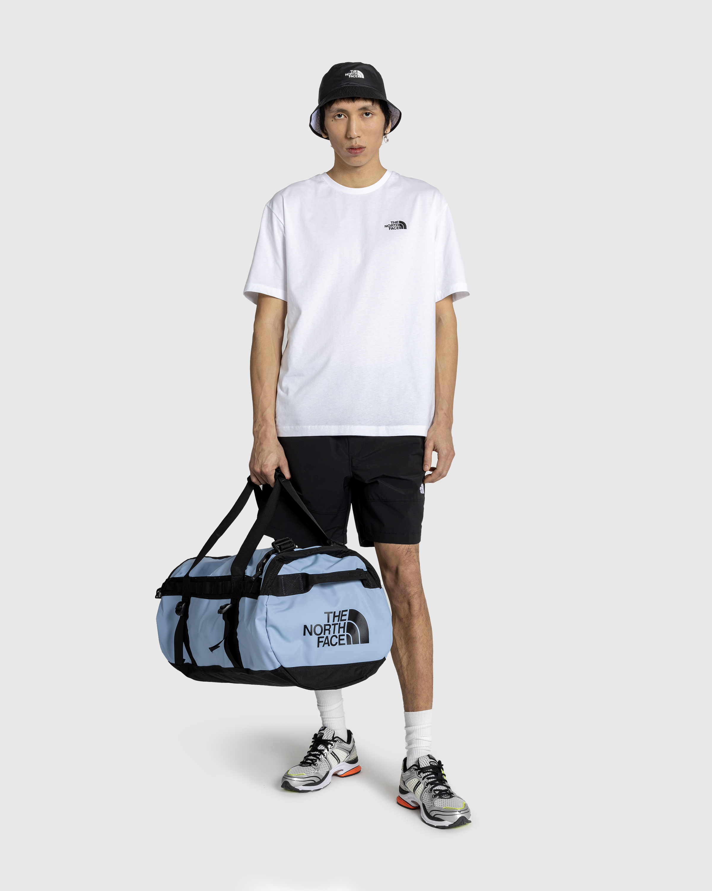 The North Face – Base Camp Duffel M Steel Blue/TNF Black - Duffle & Top Handle Bags - Blue - Image 3