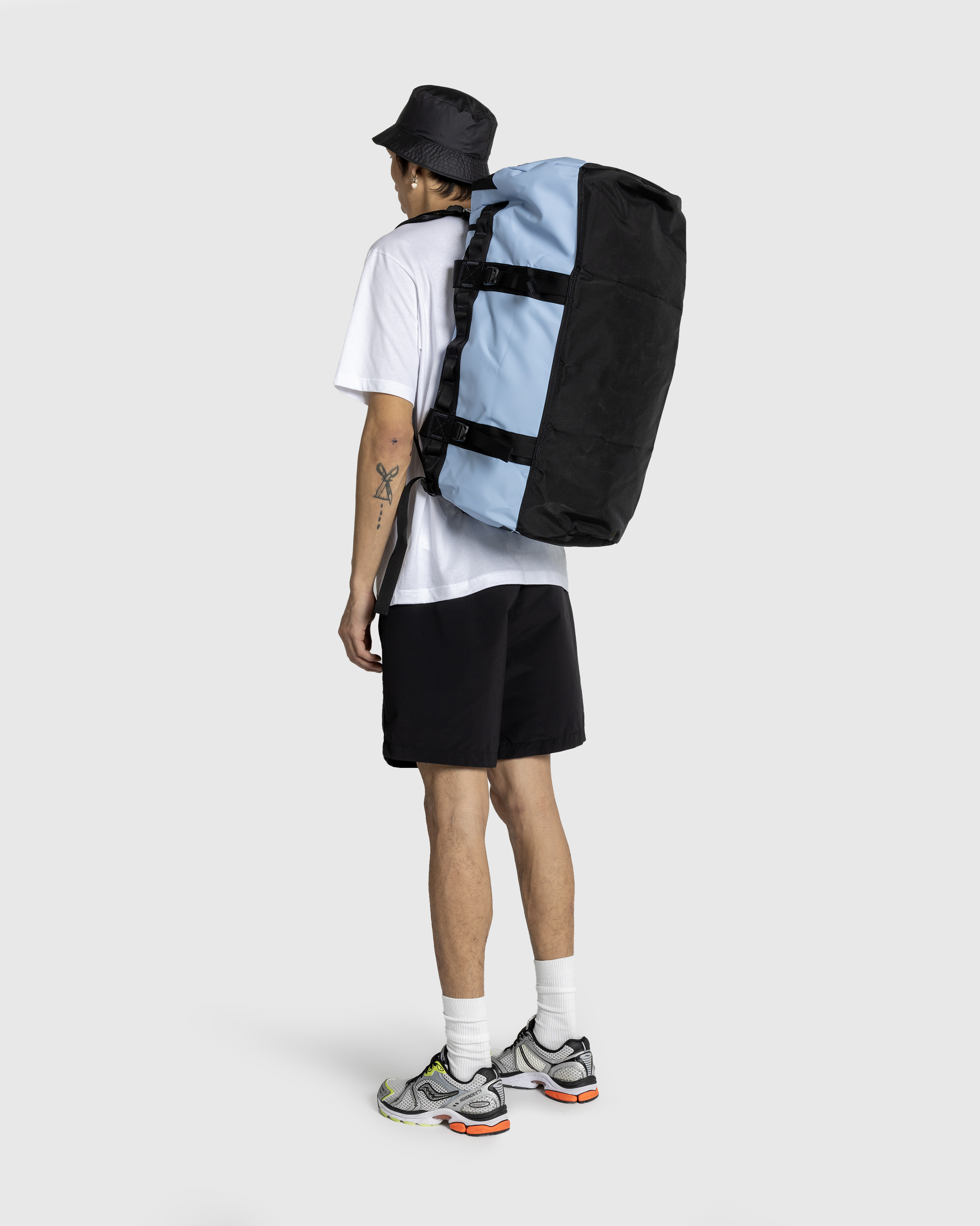 The North Face – Base Camp Duffel M Steel Blue/TNF Black - Duffle & Top Handle Bags - Blue - Image 8