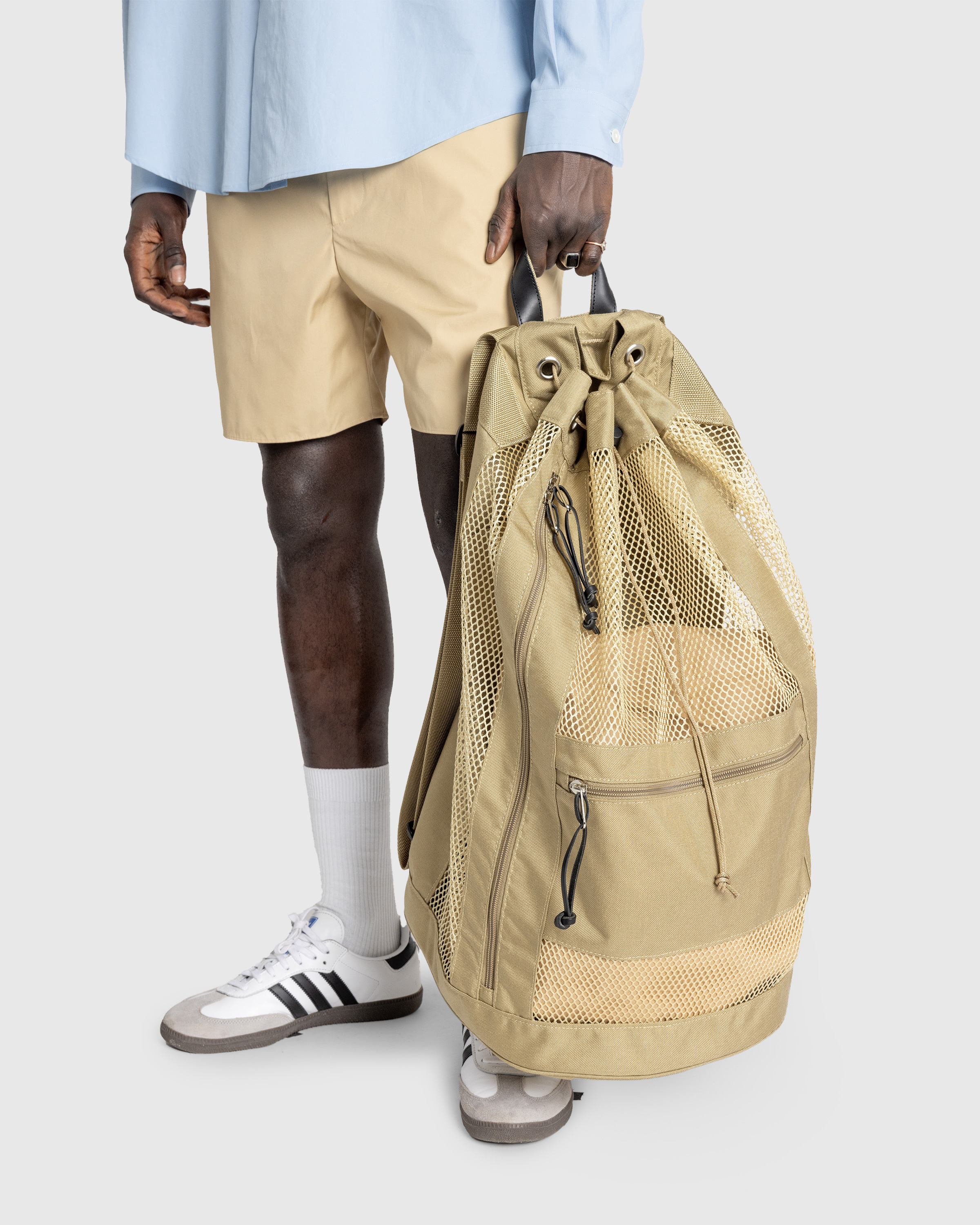 Auralee – Mesh Large Backpack Made By Aeta Beige - Bags - Beige - Image 2