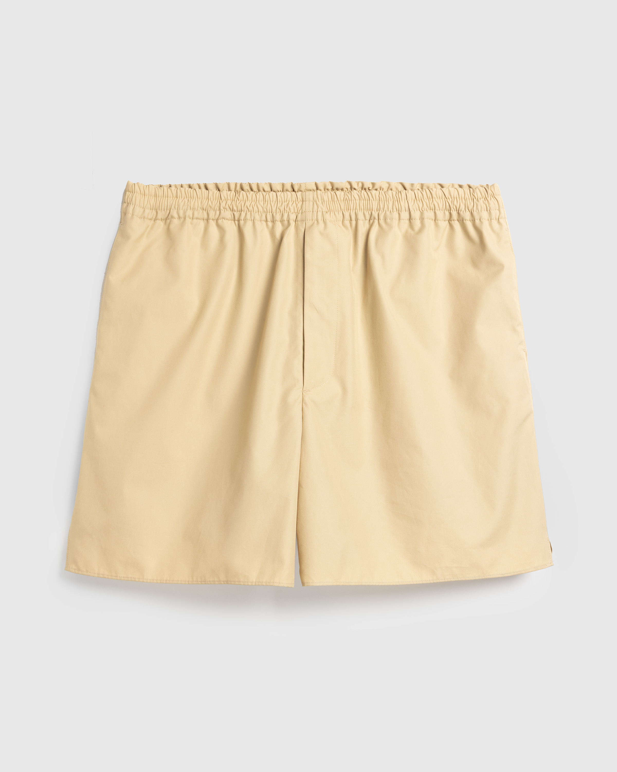 Auralee – High Count Finx Ox Shorts Beige - Shorts - Beige - Image 1