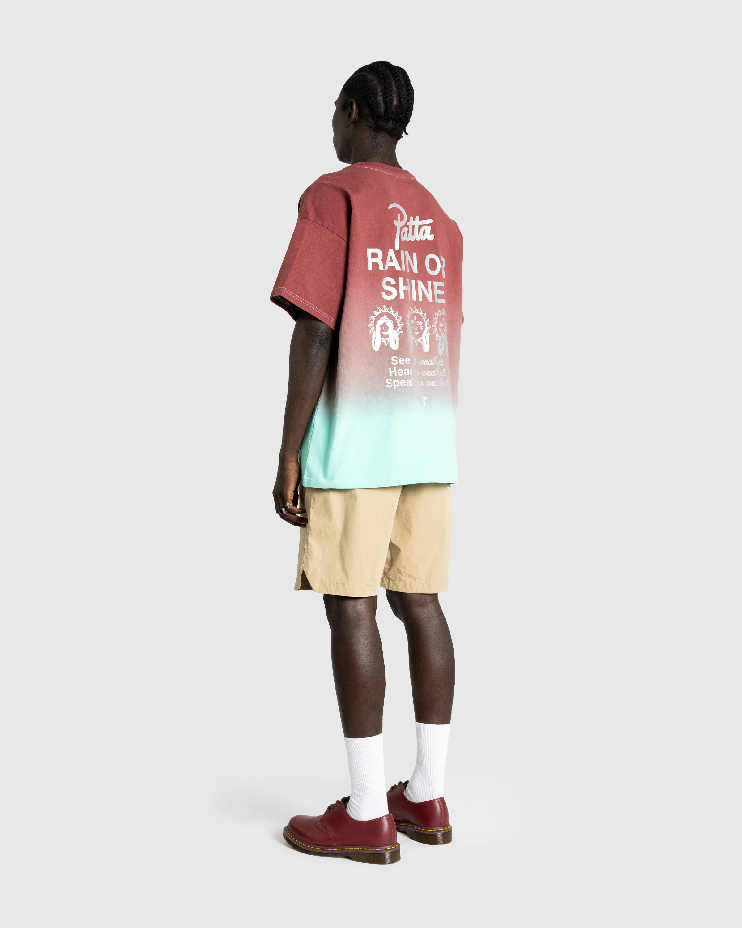Converse x Patta – Rain or Shine T-Shirt Patta Gradient  - T-Shirts - Multi - Image 8