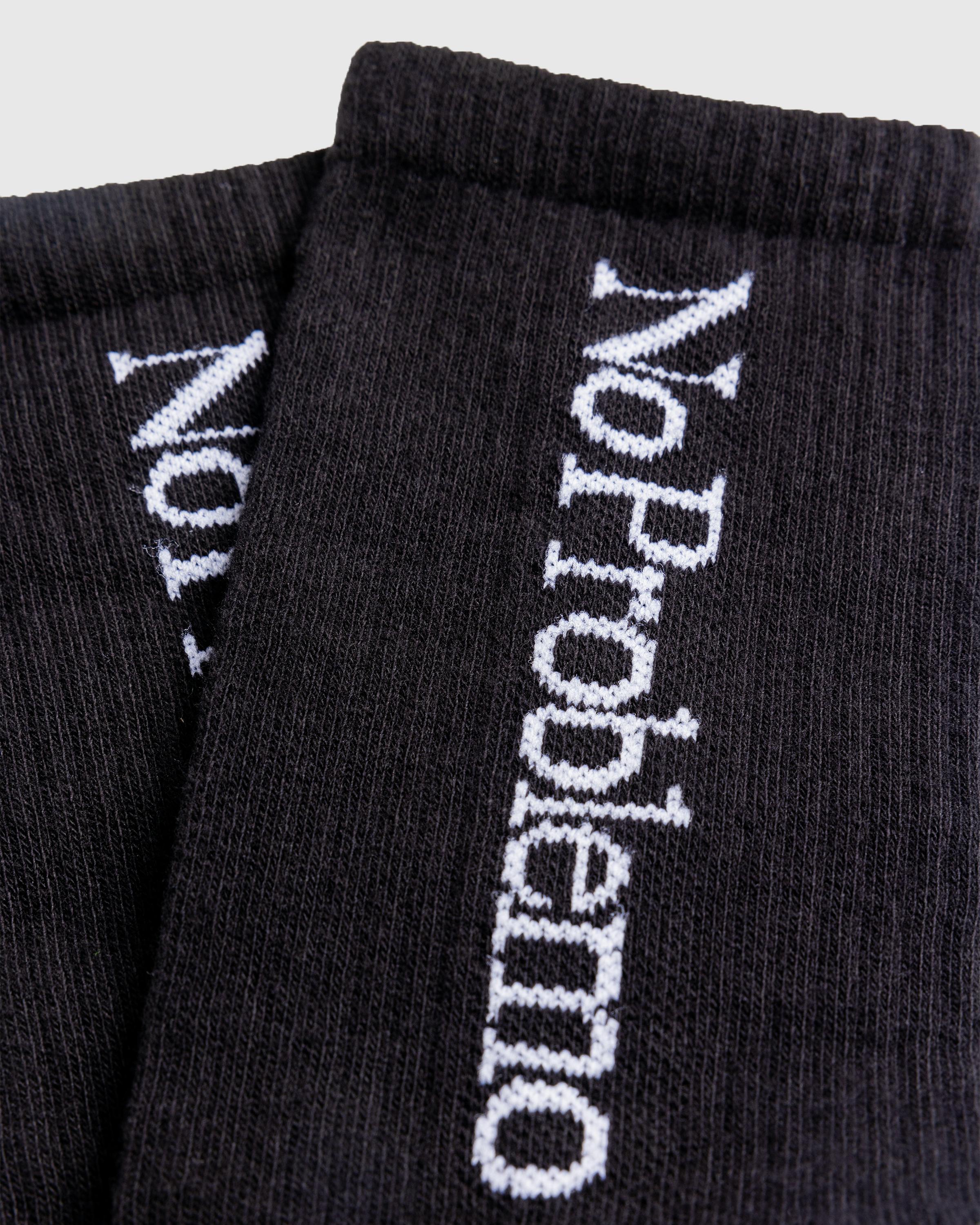 Aries – No Problemo Sock Black - Crew - Black - Image 2