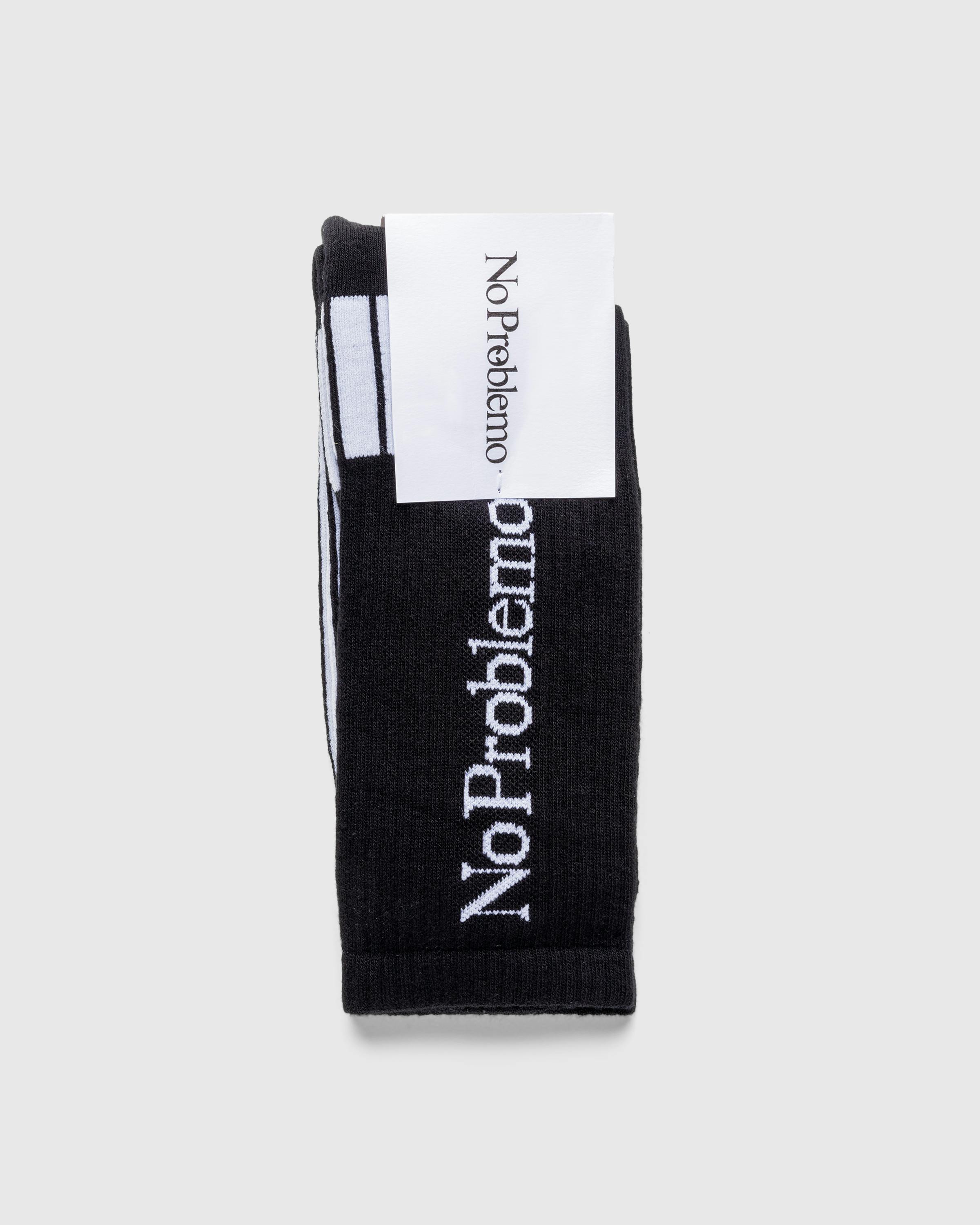 Aries – No Problemo Sock Black - Crew - Black - Image 3