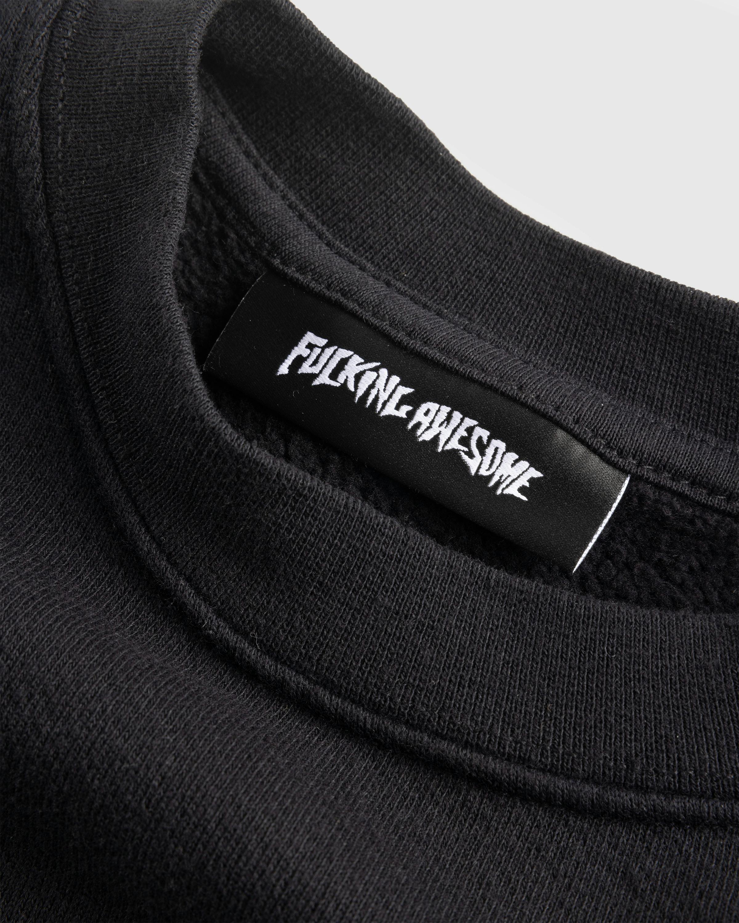 Fucking Awesome – Doily Stamp Crewneck Black - Sweatshirts - Black - Image 6