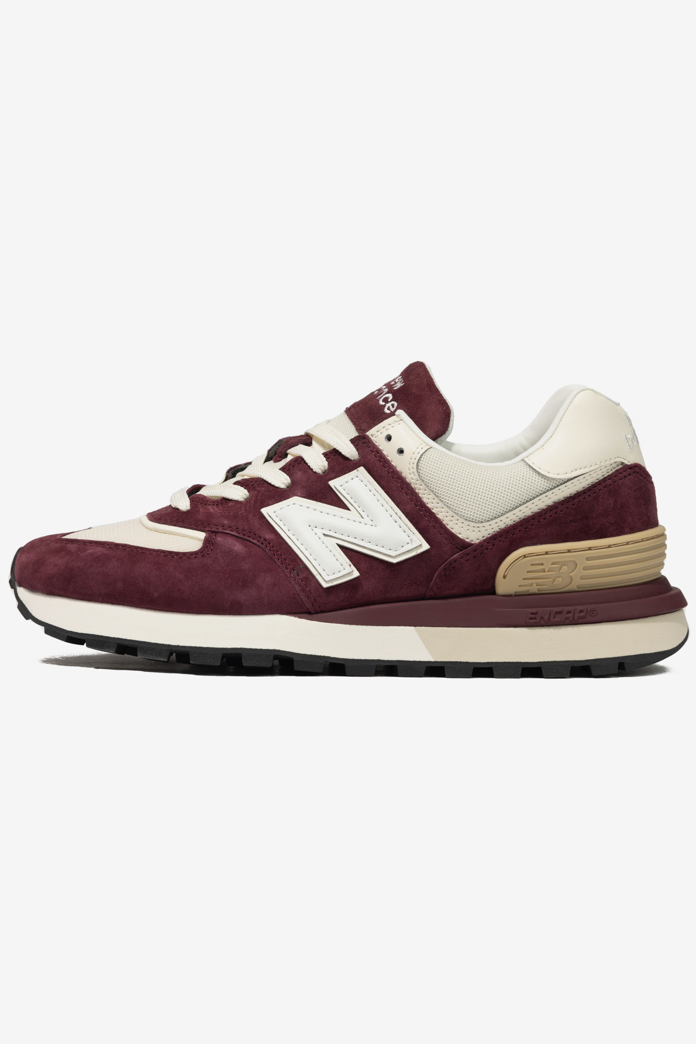 New Balance's 574 Legacy sneaker in brown suede