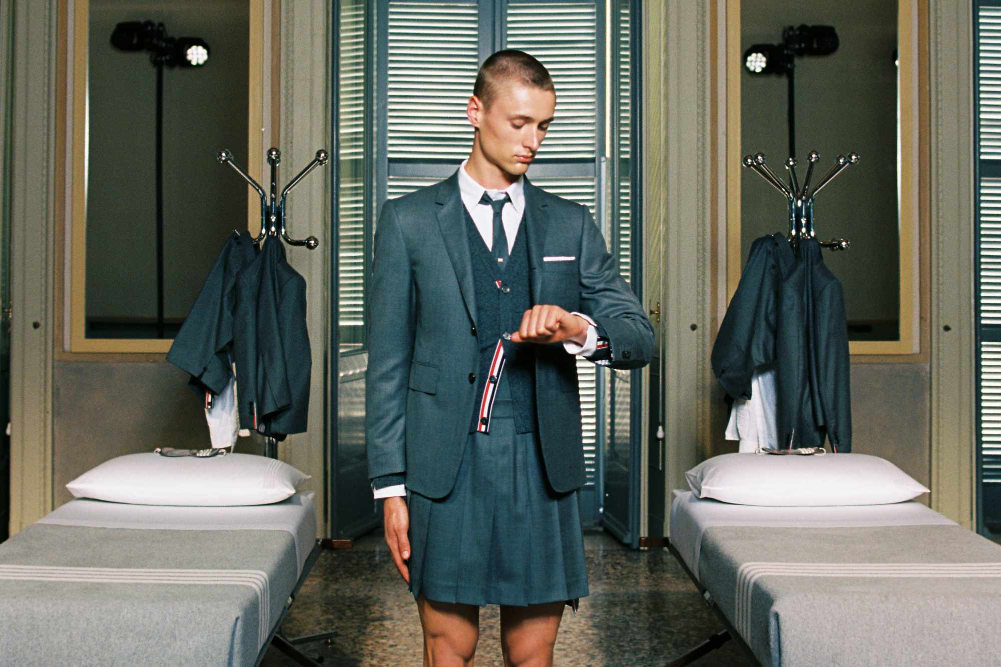 Thom Browne’s First Time in Milan Was a World-Class Snooze (EXCLUSIVE)