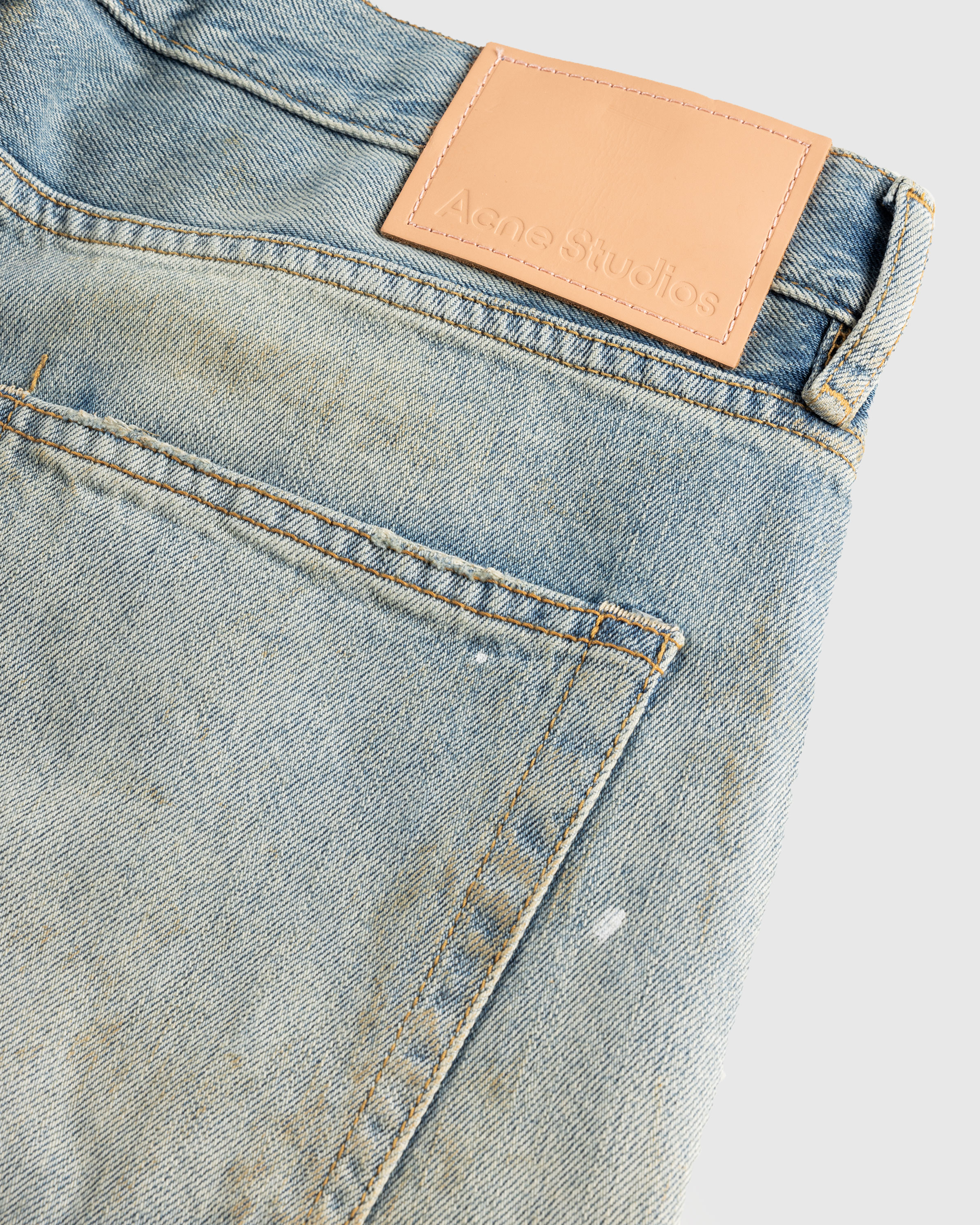 Acne Studios – Loose Fit Jeans 1981M Light Blue - Pants - Blue - Image 6