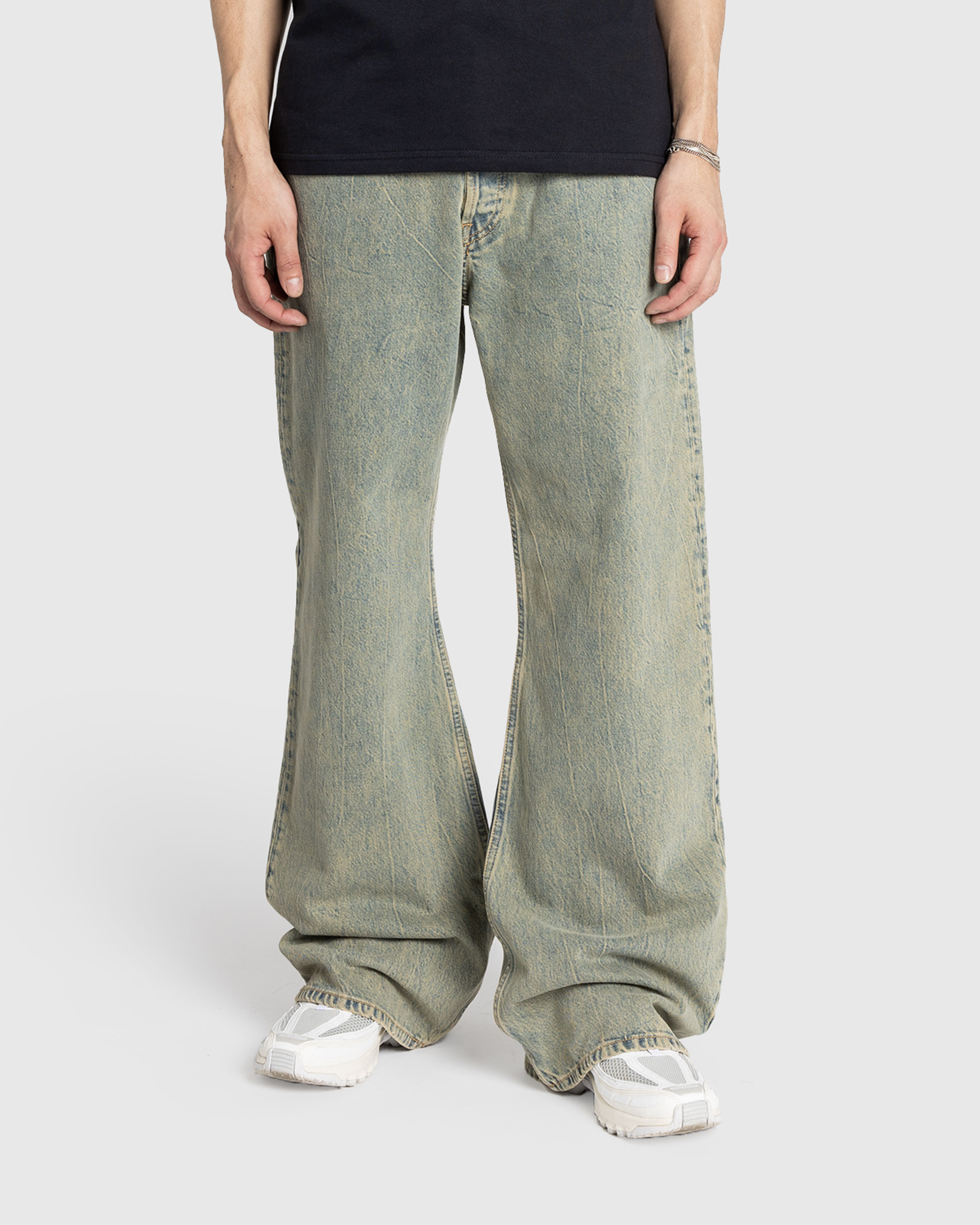 Acne Studios – Loose Fit Jeans 2021M Blue/Beige - Pants - Blue - Image 2