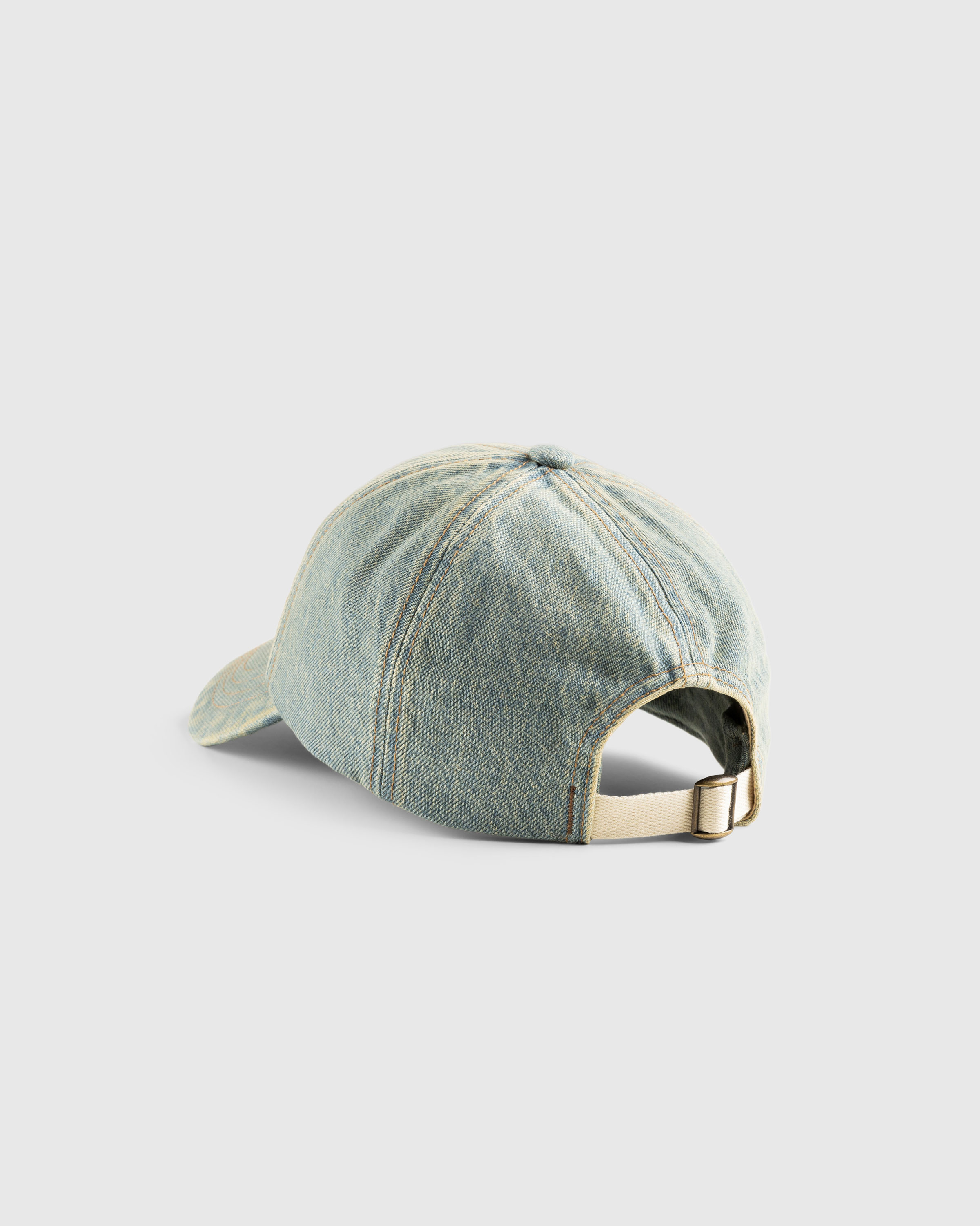 Acne Studios – Denim Cap Blue Beige - Hats - Blue - Image 4